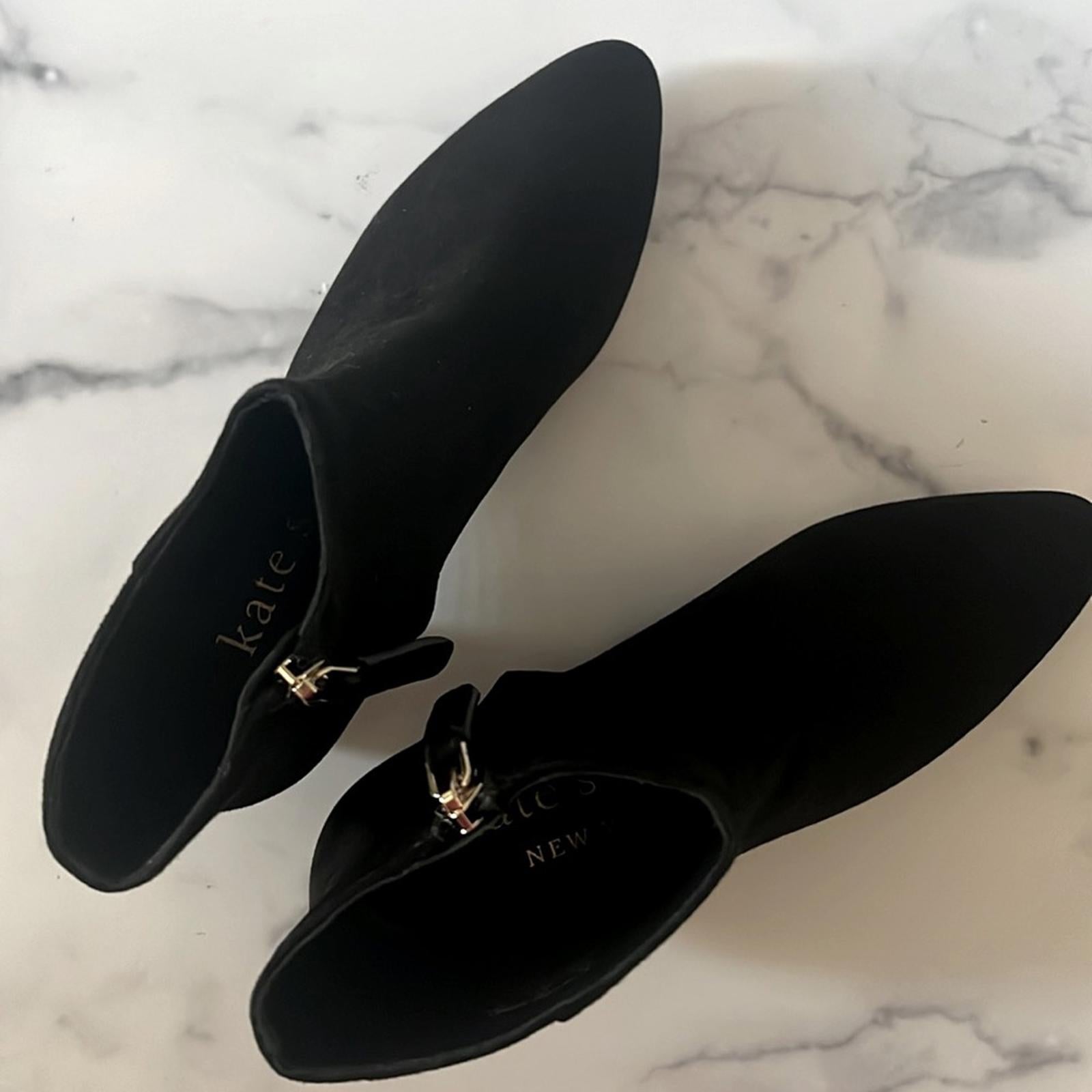 Kate Spade New York Sydney Pointed Toe Dress Booties Black, Size 5.5 New in Box