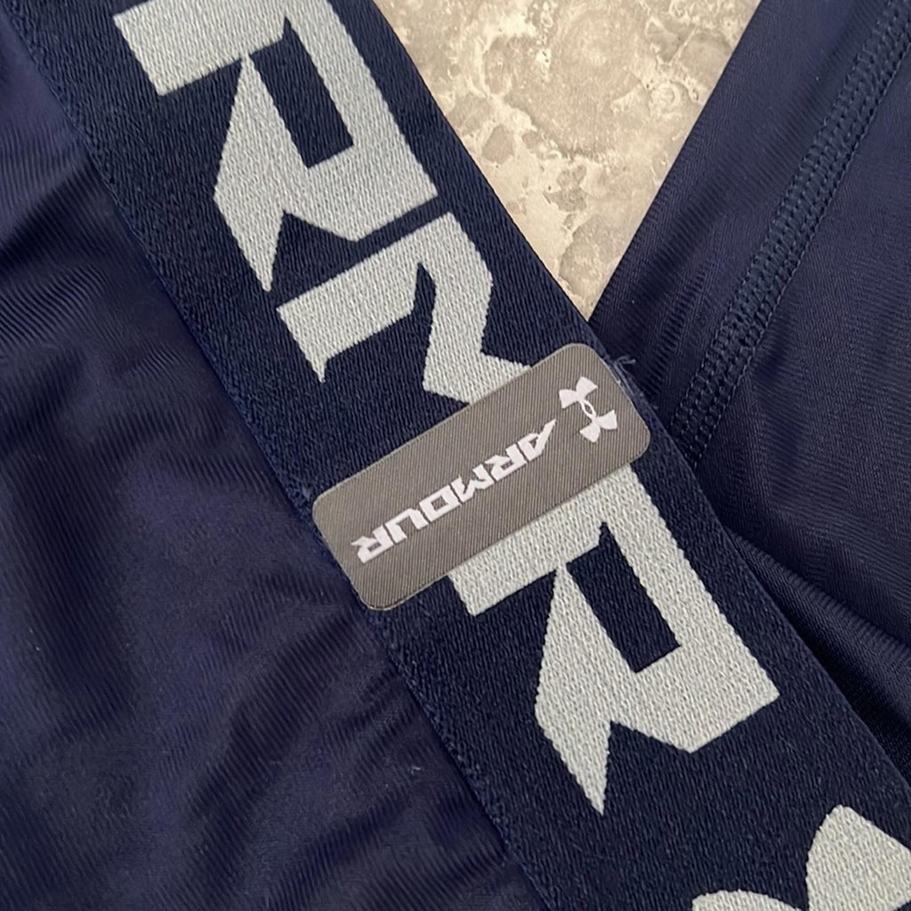 Under Armour HeatGear Compression Leggings in Navy/Steel, NWT, Size M