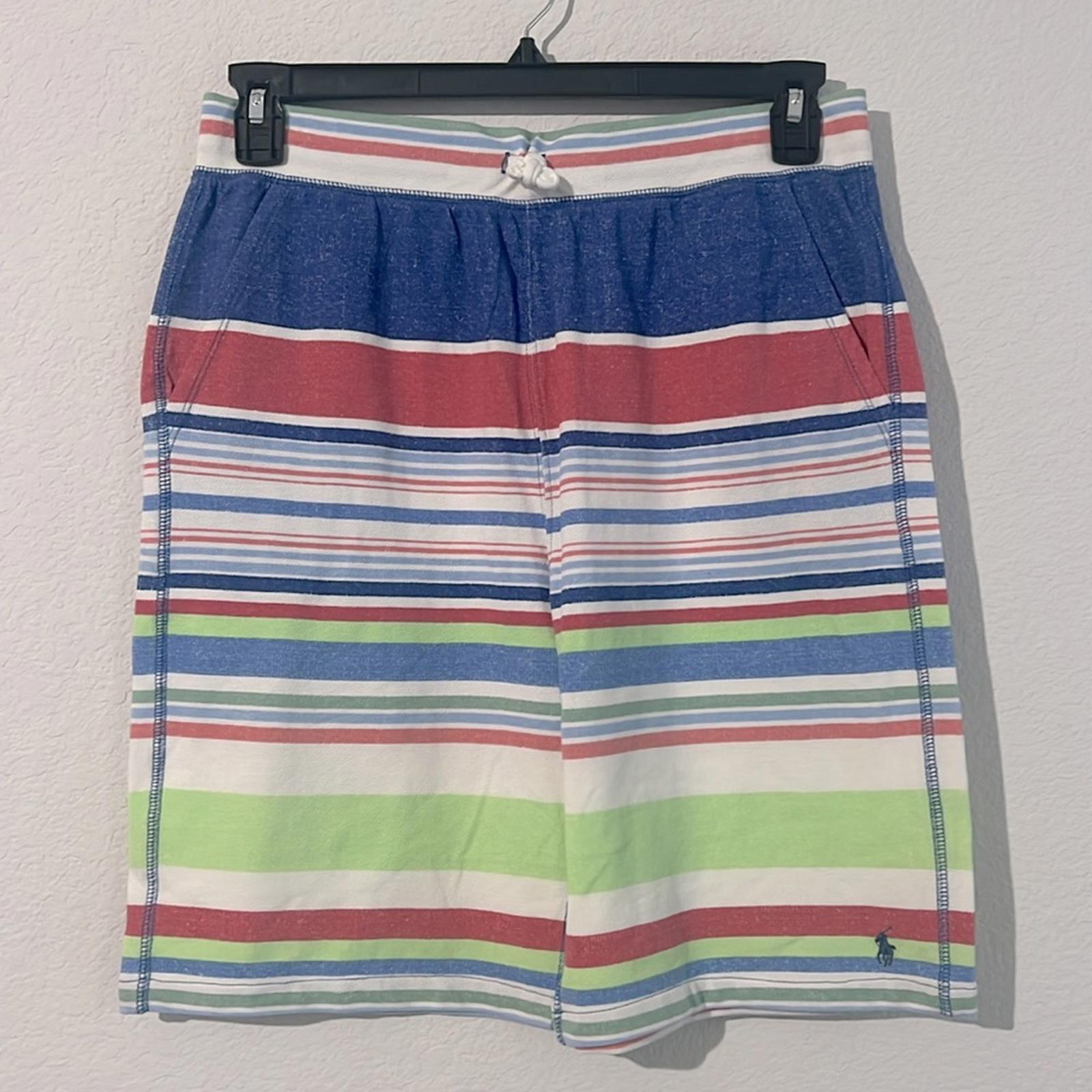 Polo Ralph Lauren Boys' Striped Cotton Mesh Shorts, NWT, Size XL