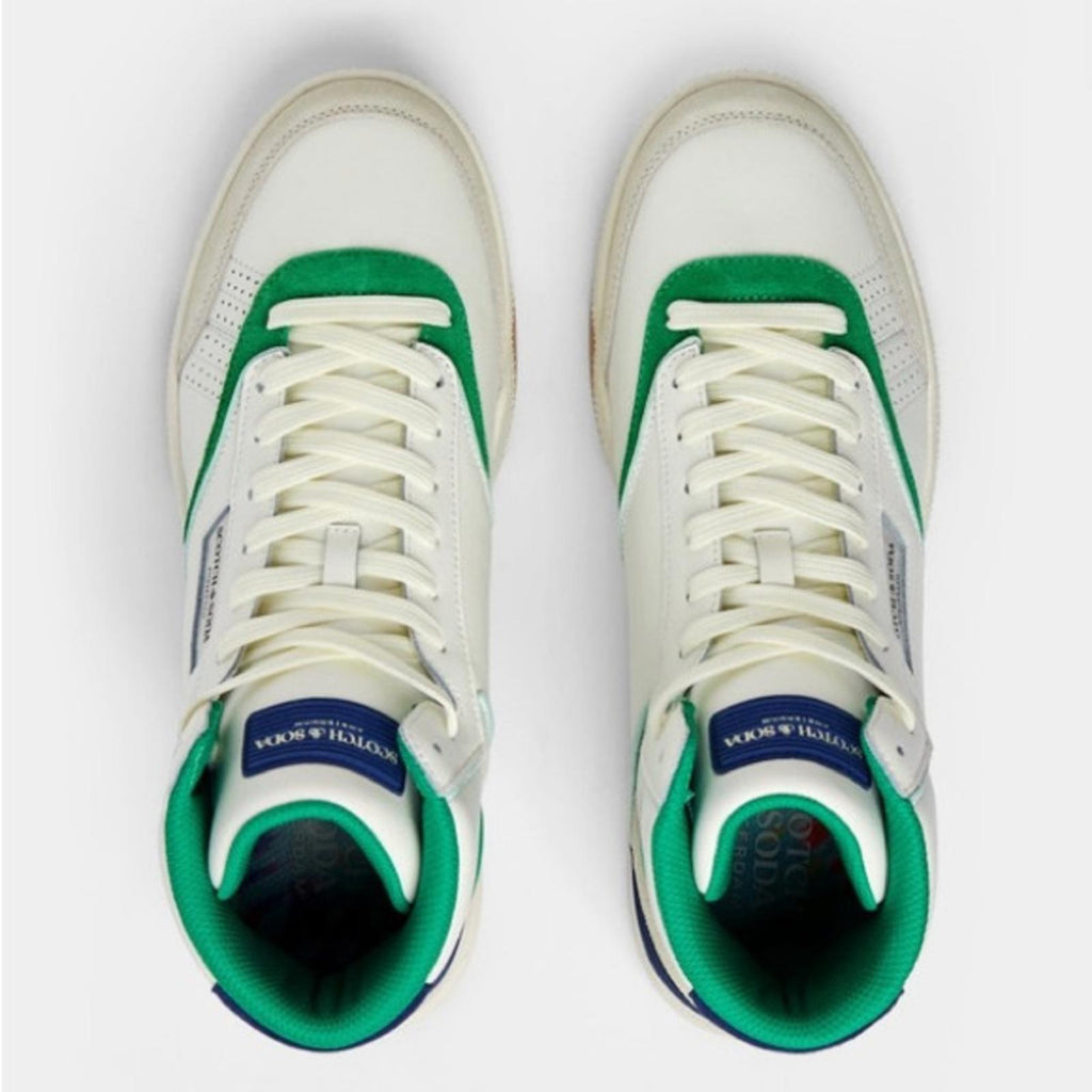Scotch & Soda Court Cup Hi-Top Sneakers, White Size EU 42 | US 9 New in Box