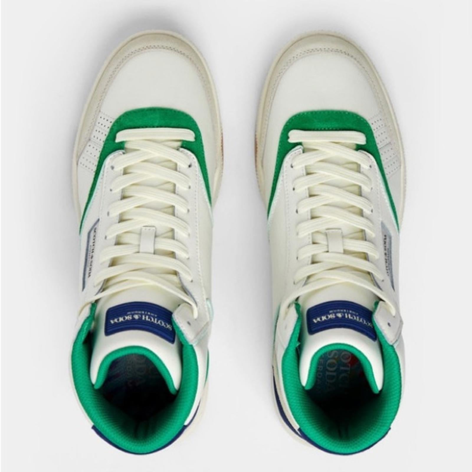 Scotch & Soda Court Cup Hi-Top Sneakers, White Size EU 42 | US 9 New in Box