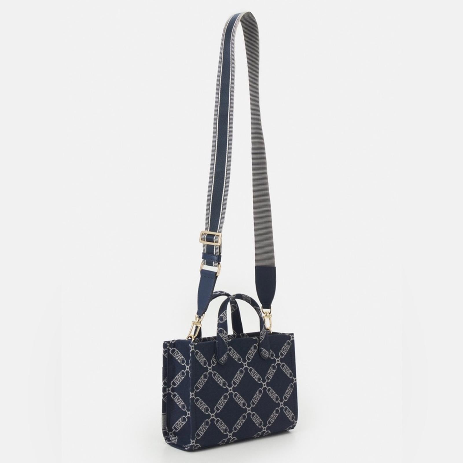 Michael Kors Gigi Large Grab Monogram Denim Tote Bag, Navy, New w/Tag (SOLD OUT)