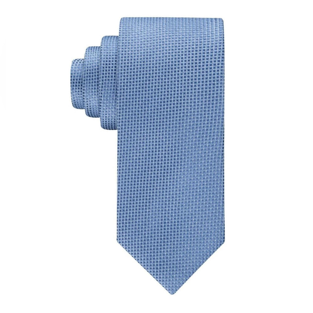 Calvin Klein Men’s Micro Grid Tie in Light Blue, New w/Tag $69.50
