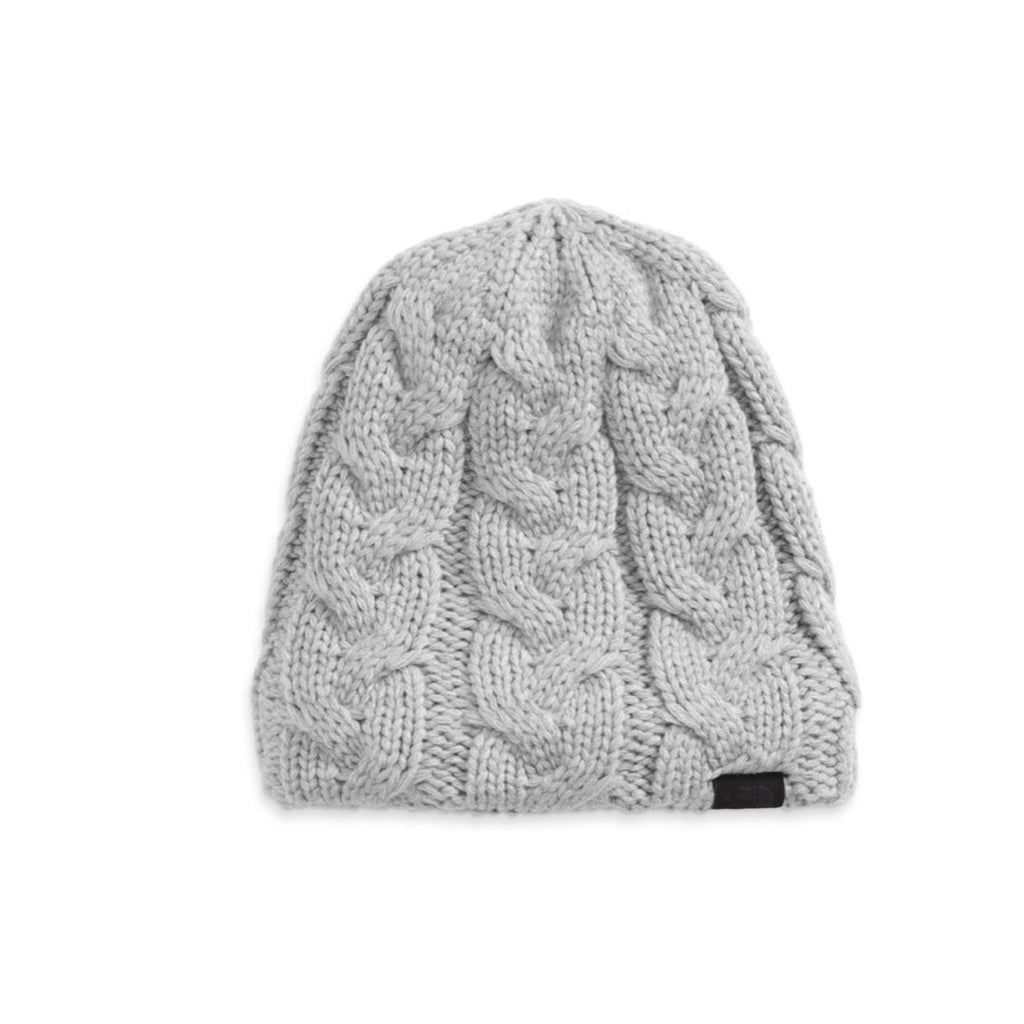 The North Face Women's Cable Minna Beanie - TNF Light Grey Heather, New w/Tag