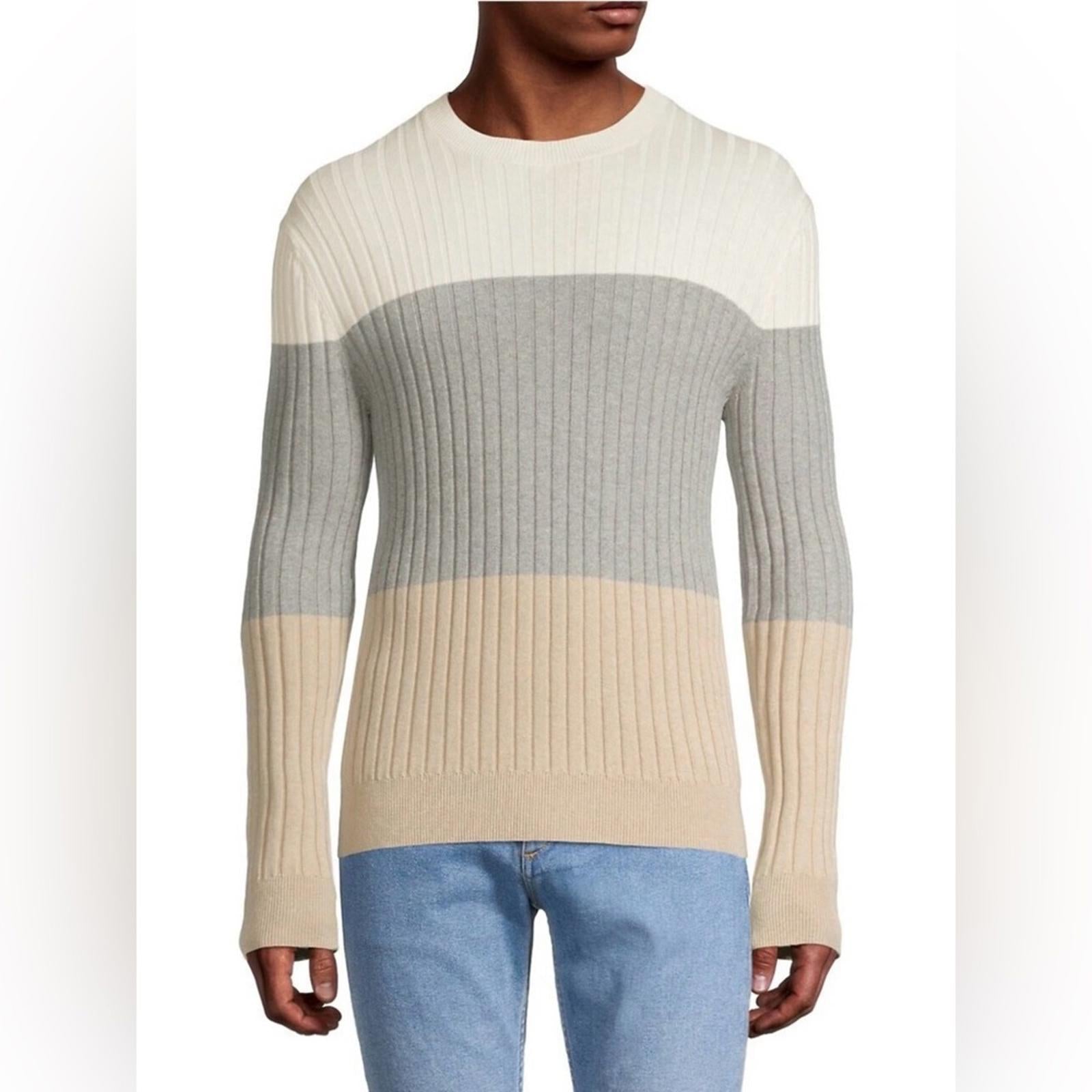 ATM Anthony Thomas Melillo Men's Cashmere Color-Blocked Sweater, Size XL, NWT