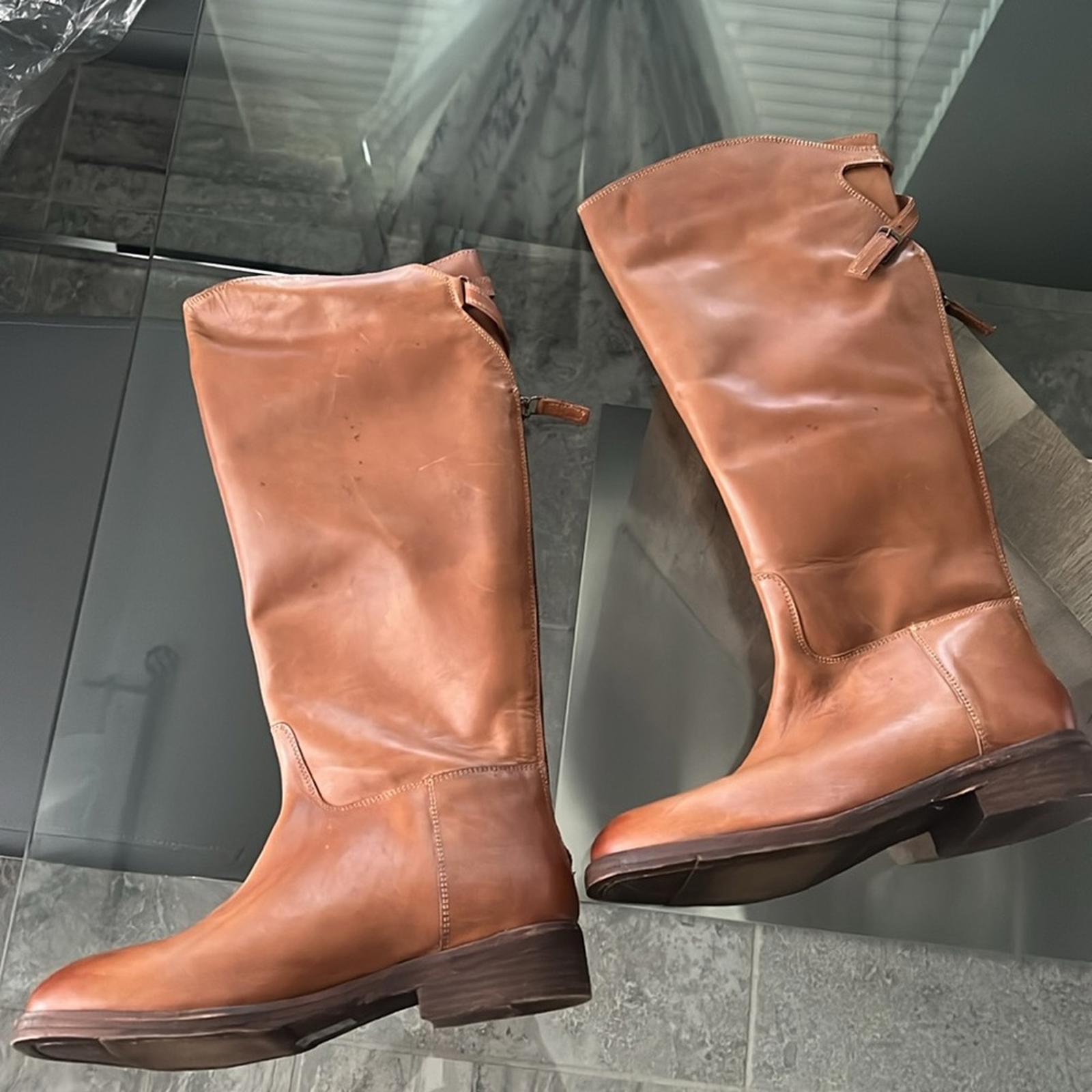 Free People Everly Equestrian Boots, Size EU 38.5 EXCELLENT! Retail $248