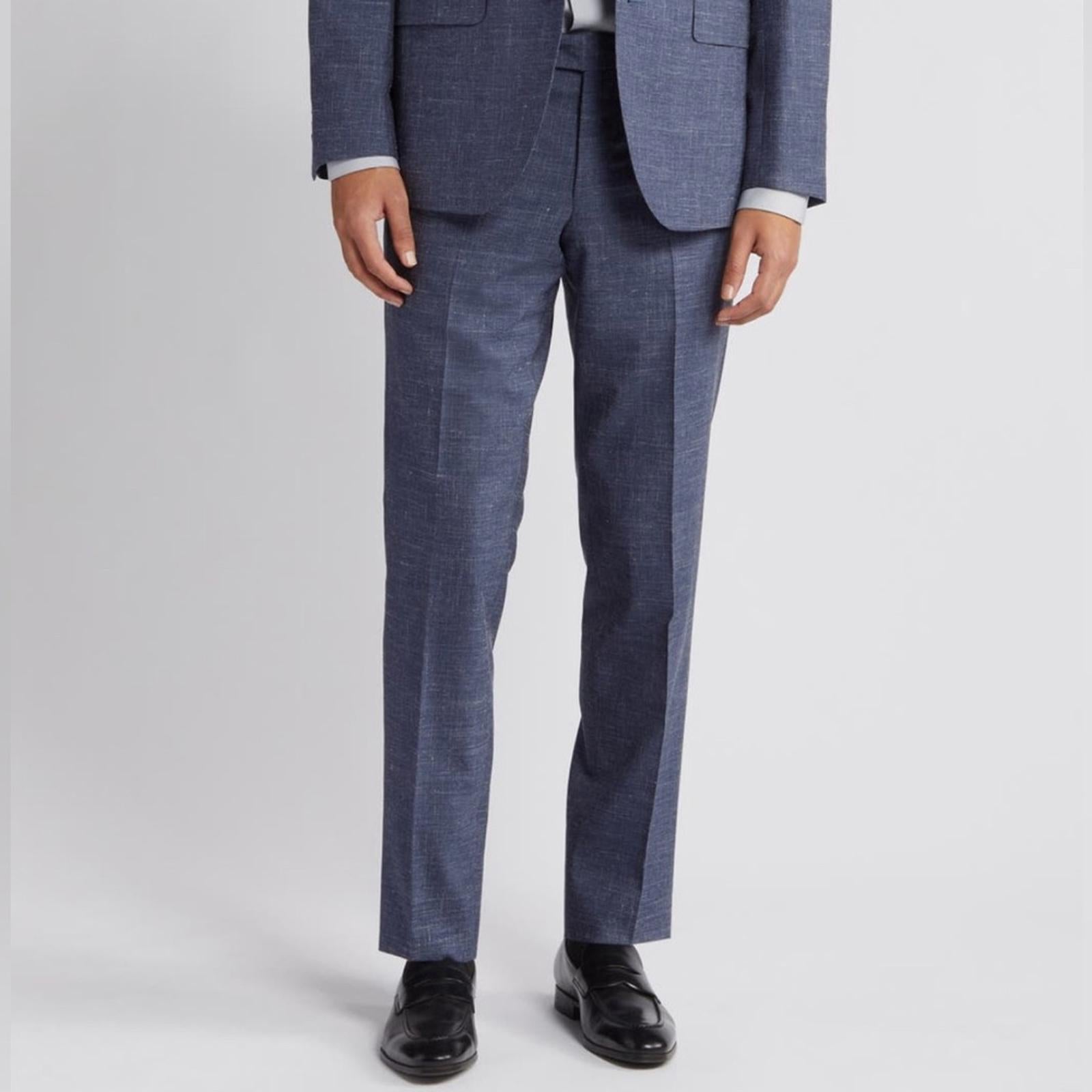 NEW Ted Baker London Karl Slim Fit Dress Pants, Mid Blue Size 29R New w/o Tag