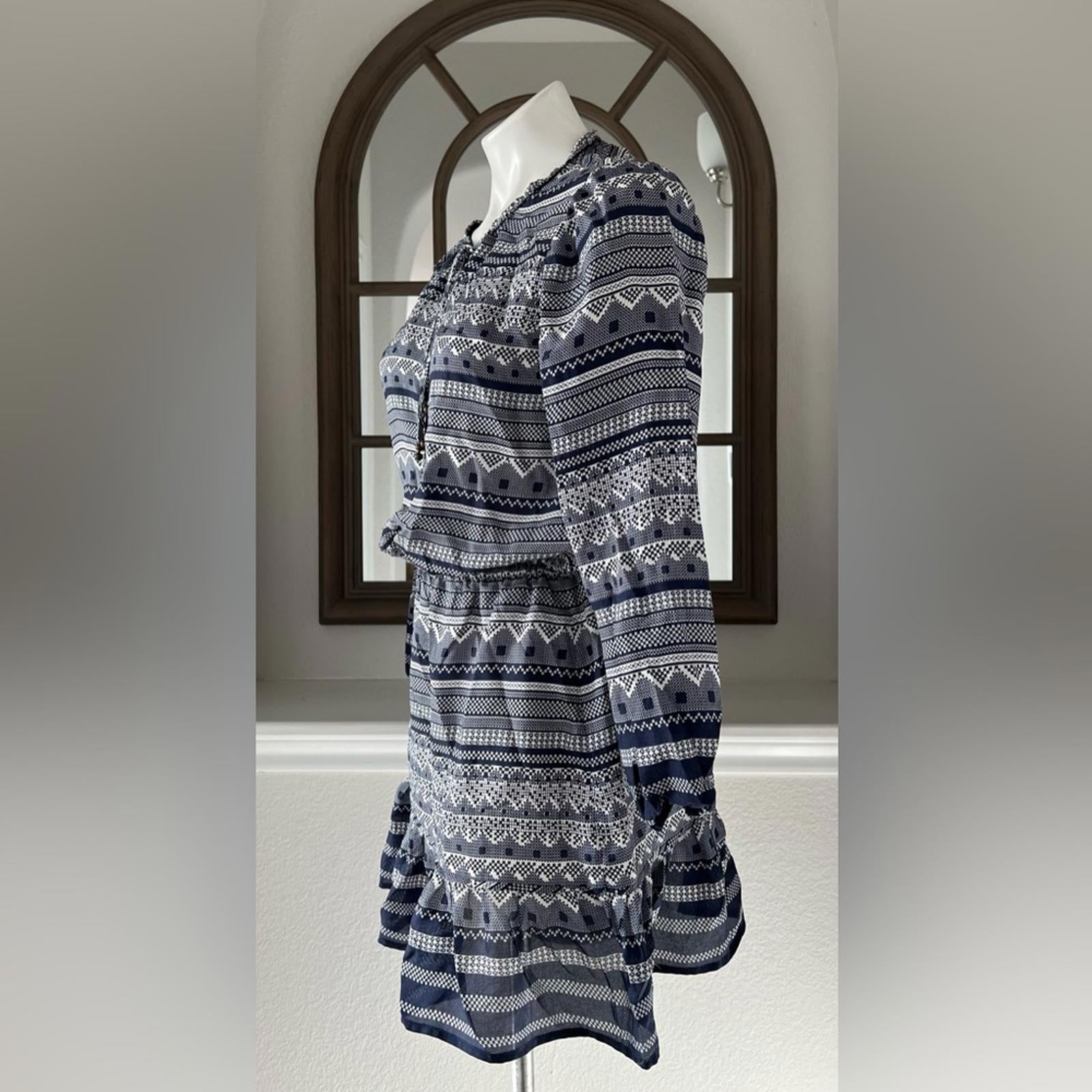 Veronica Beard Agathe Silk Multipattern Dress, Size 8 Retail $595 (Excellent)