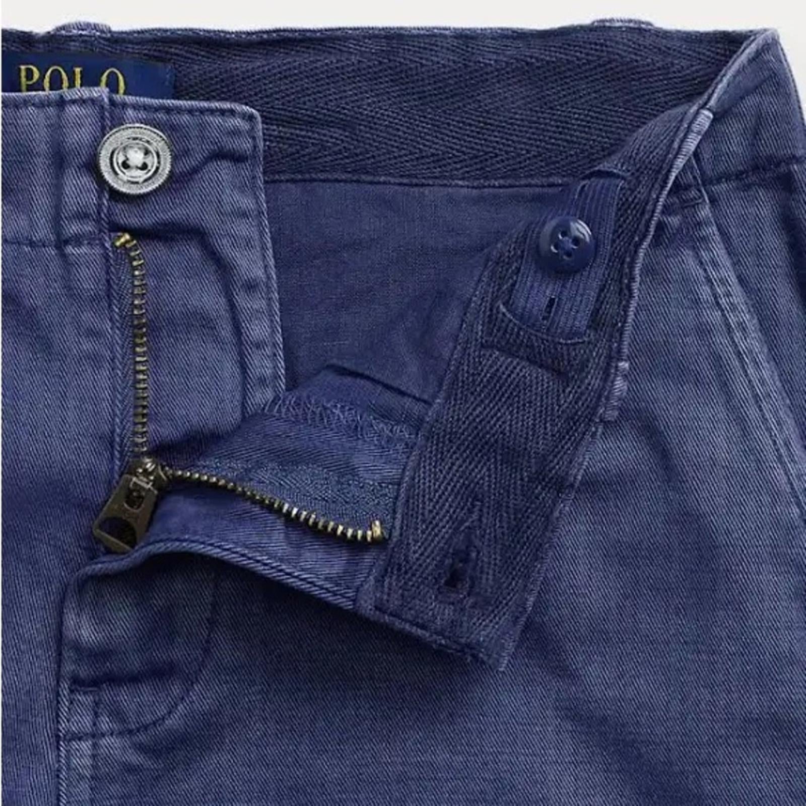 Polo Ralph Lauren Girls' Cotton Chino Shorts in Light Navy, Size 3, NWT