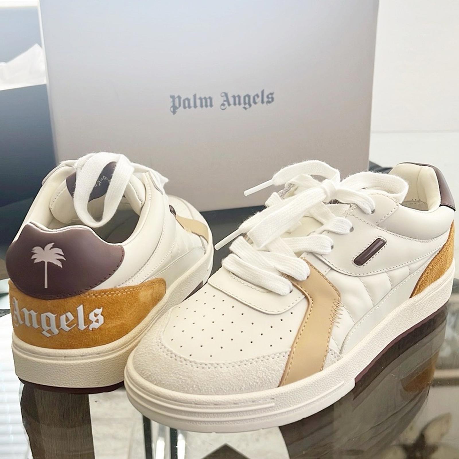 Palm Angels Sneakers in University Beige/Brown Size EU42 US9 New in Box +DustBag
