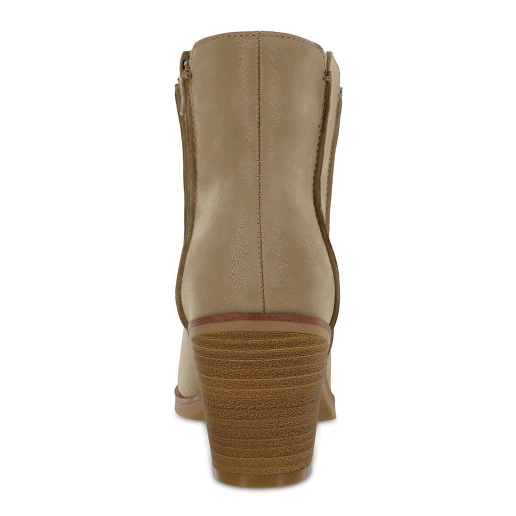 MIA Charlize Lolo Western Ankle Booties in Stone/Tan, NWT, Size 7