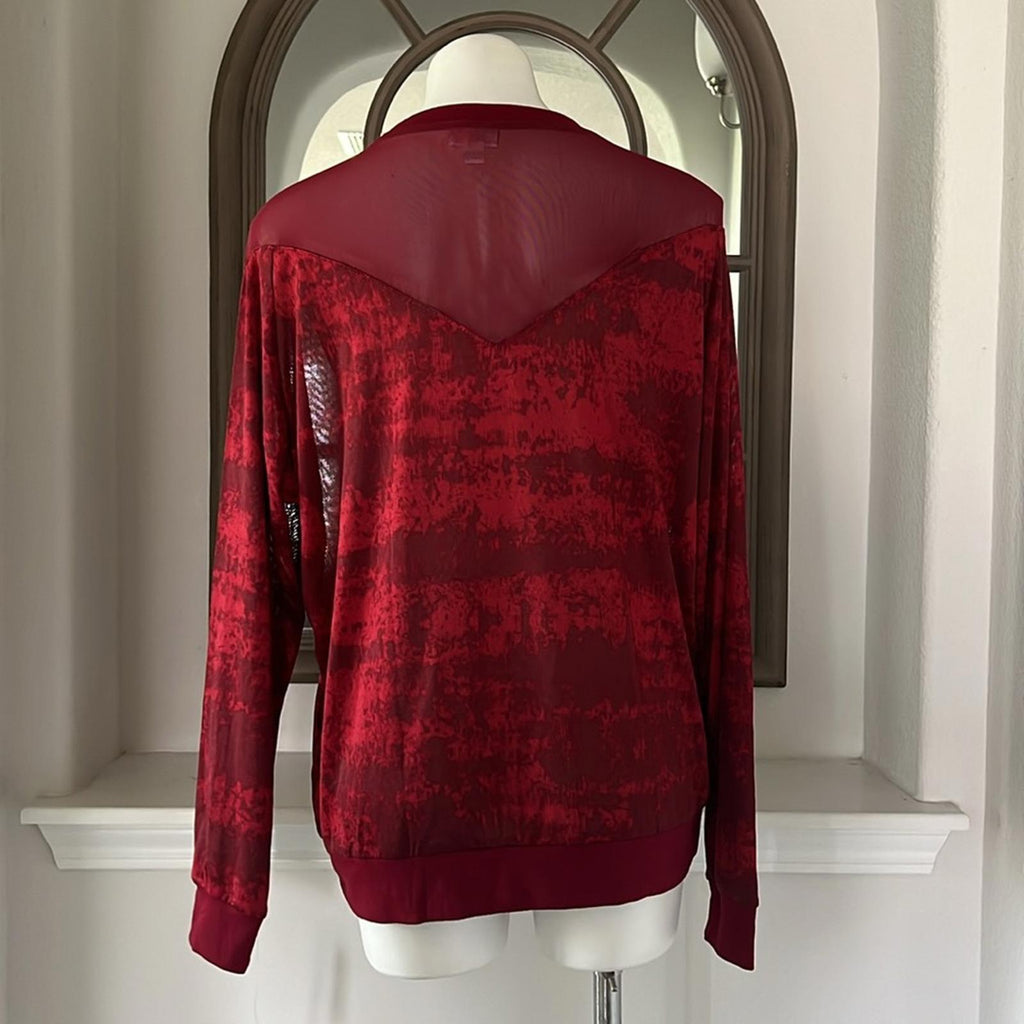 LulaRoe Lizzy Top/Sweater in Red, Size XL New w/Tag