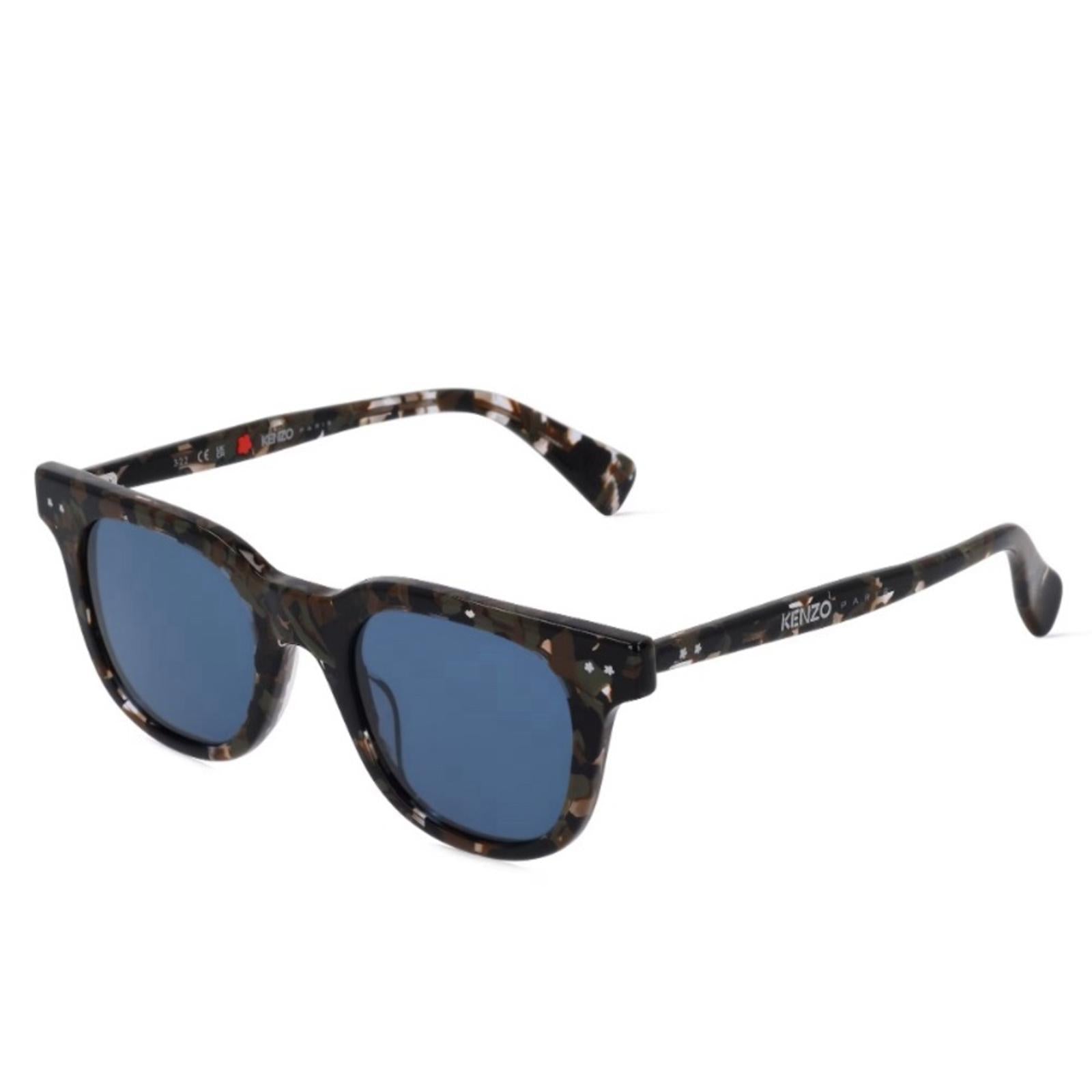 Kenzo Boke Flower Geometric Sunglasses, 48mm, Khaki Havannah Comes w/Case NWT
