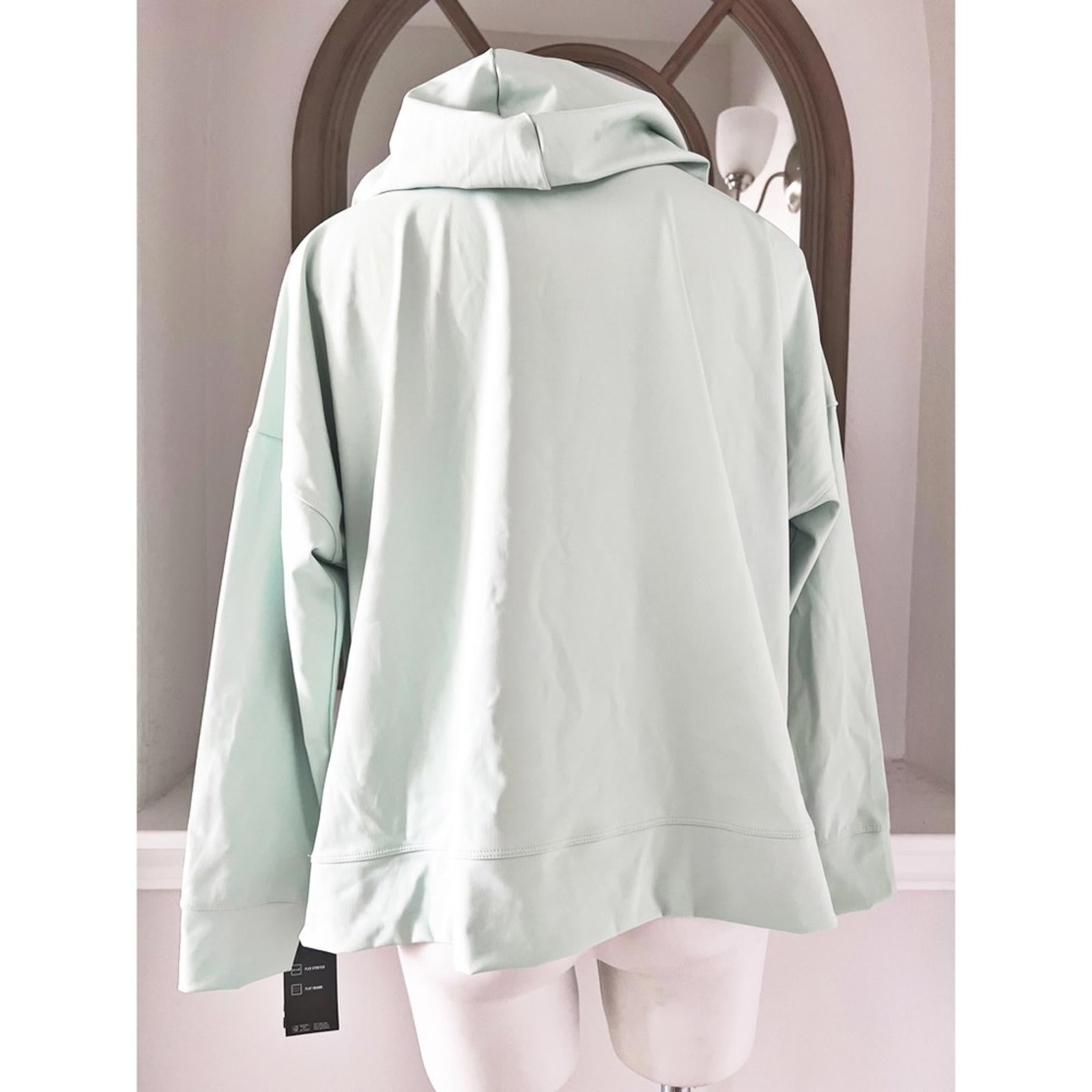 ID Ideology Techy Drawstring-Hood Hoodie in Mint Wash, Plus Size 2X New w/Tag