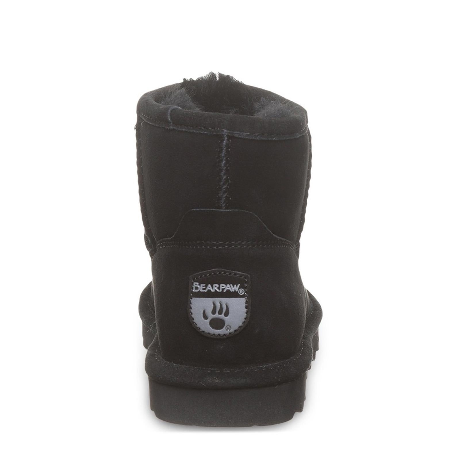 BearPaw Alyssa Suede Ankle Boots in Black, NWT, Size 11