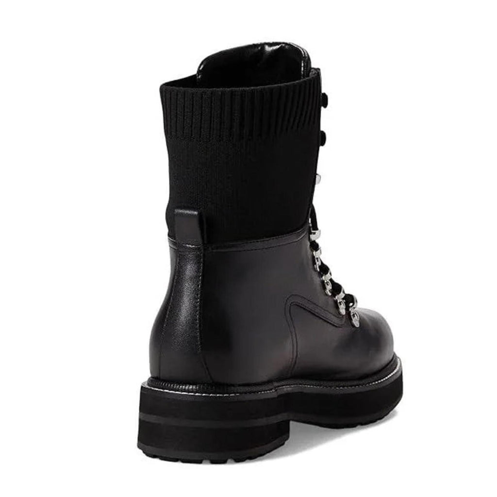 Marc Fisher LTD Combat Lace-up Boots, Black Size 5M New in Box Retail $259