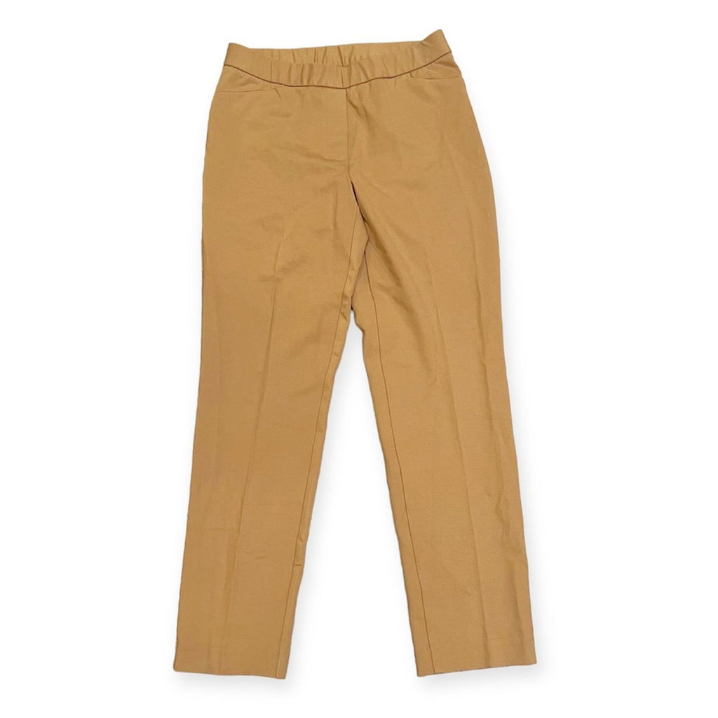 NEW J.Jill Ponte Slim Leg Pull On Pants, Camel Size Small New w/Tag Retail $89