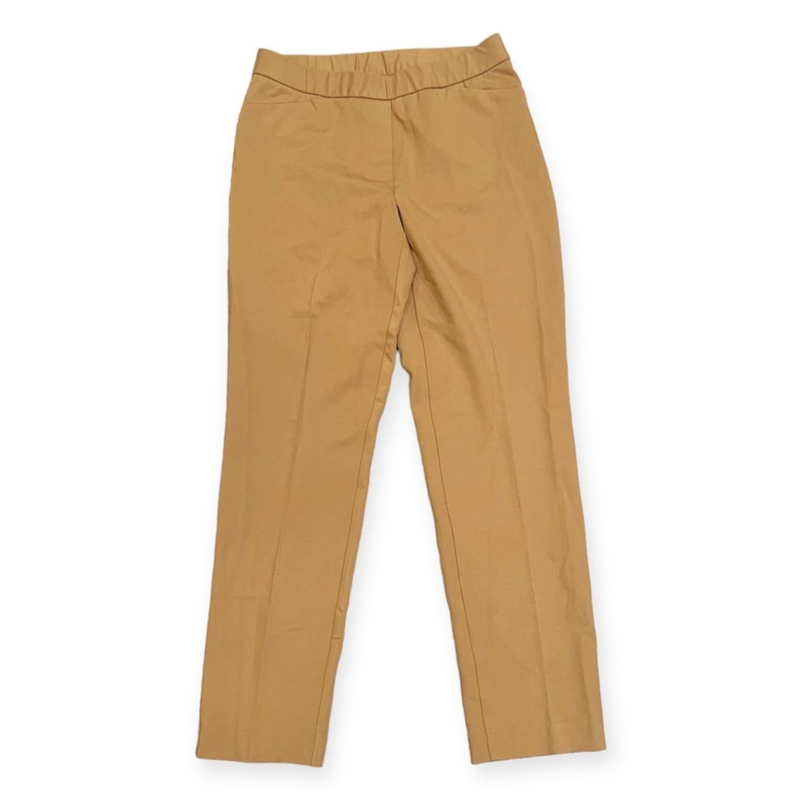 NEW J.Jill Ponte Slim Leg Pull On Pants, Camel Size Small New w/Tag Retail $89