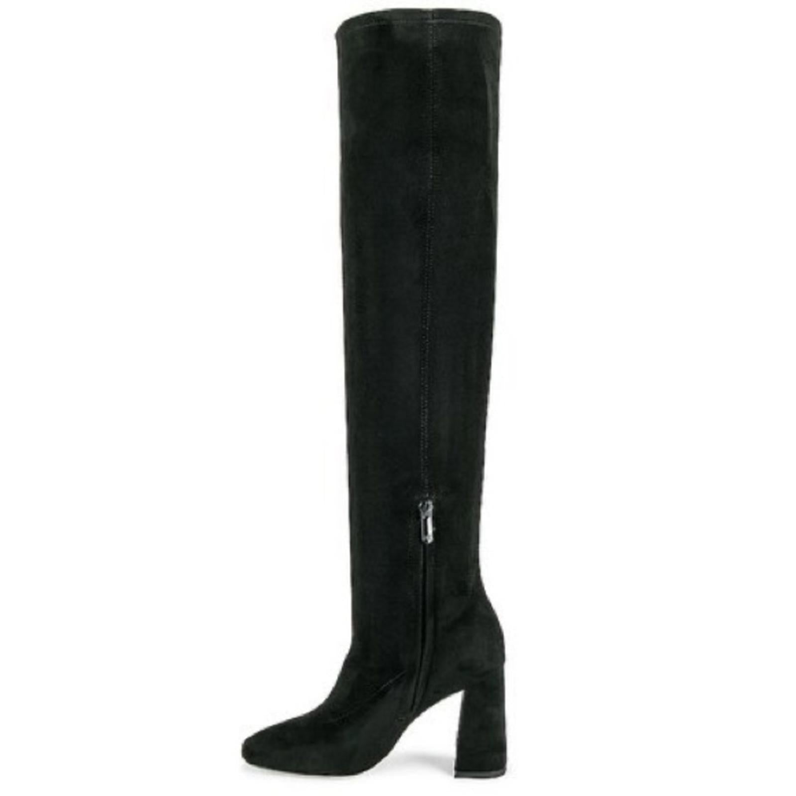Sam Edelman Cosette Over-the-Knee Boots in Black Suede, REVOLVE Size 8.5 NEW