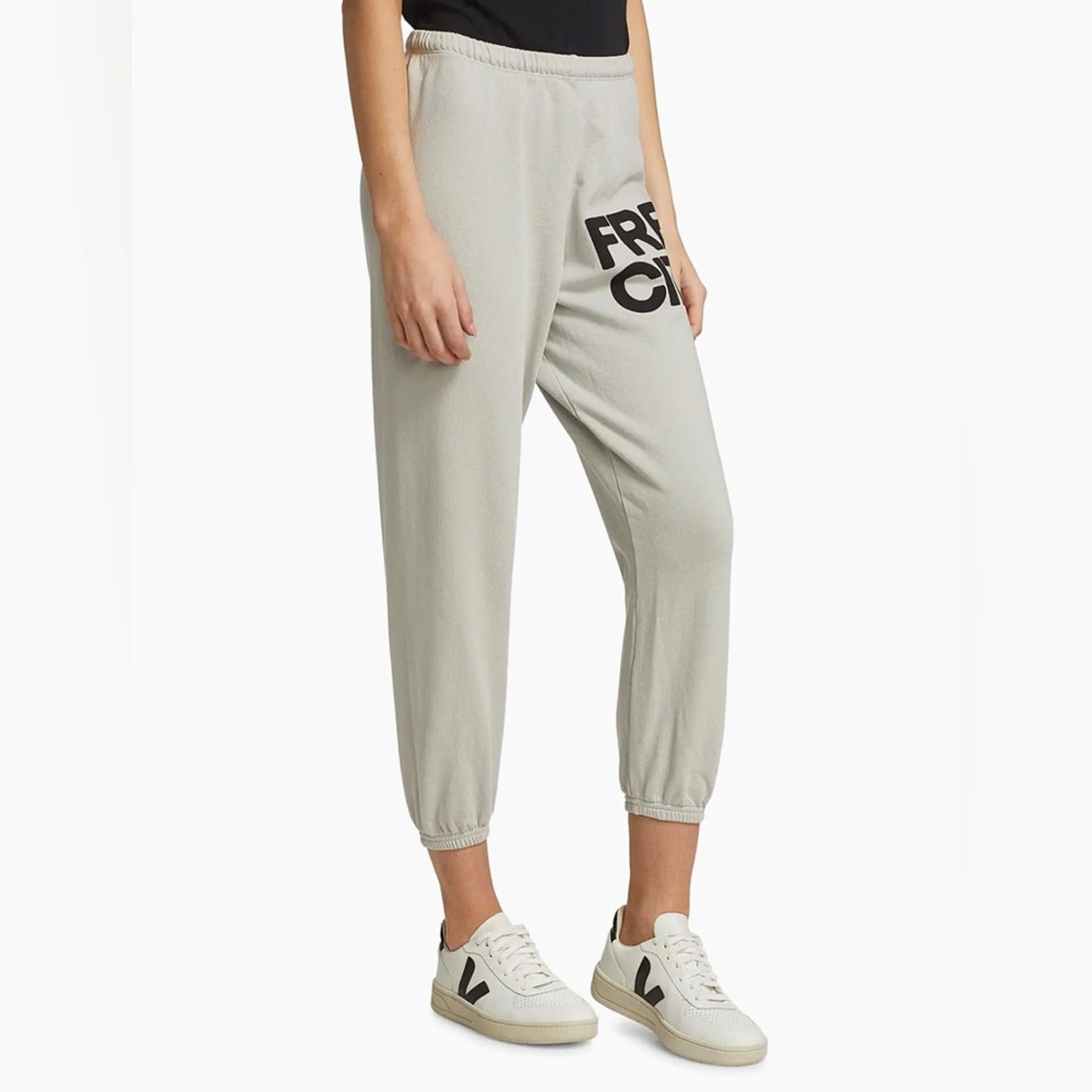Freecity Logo Cotton Sweatpants in