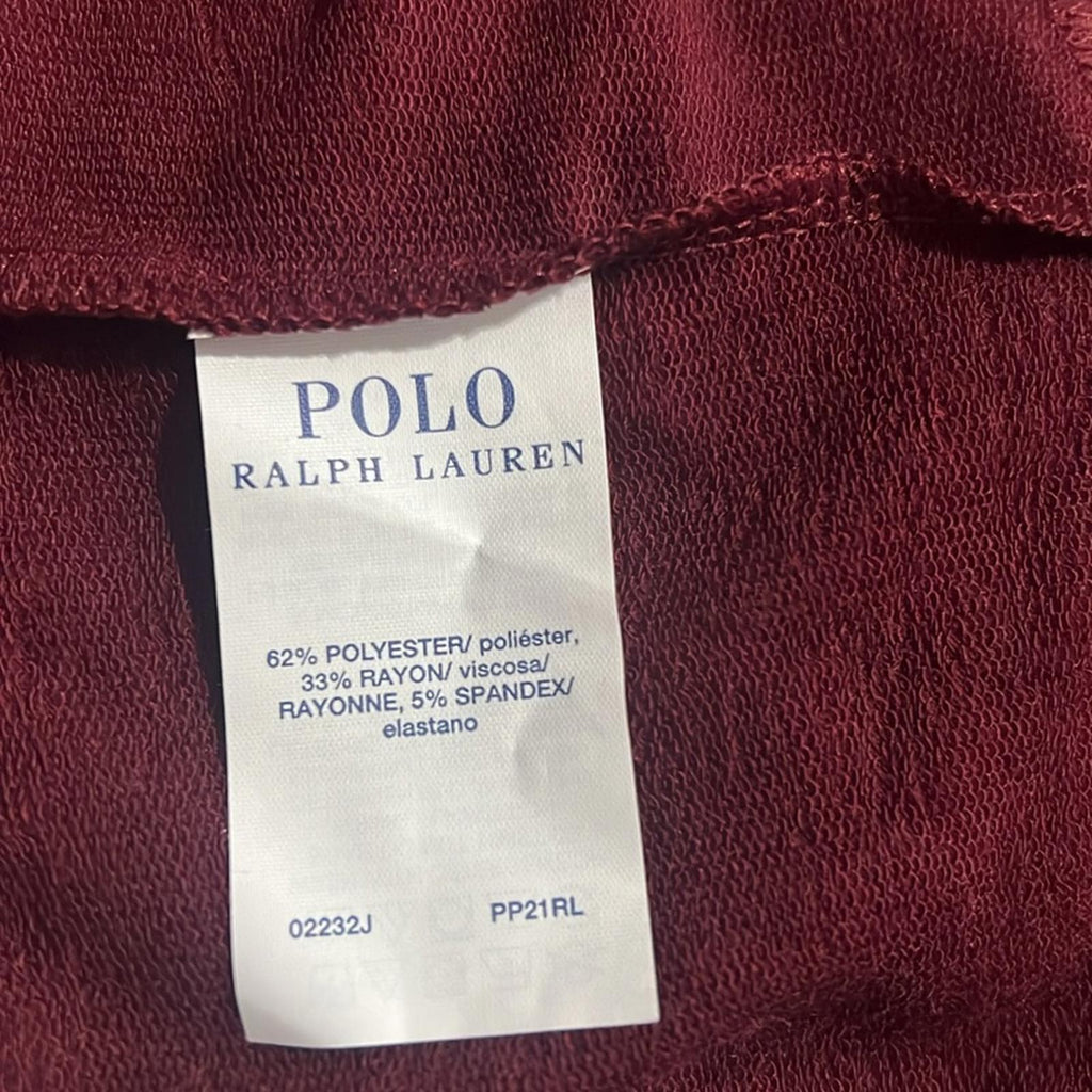 Polo Ralph Lauren Crewneck Sleep Shirt in Red Burgundy, Size L, NEW