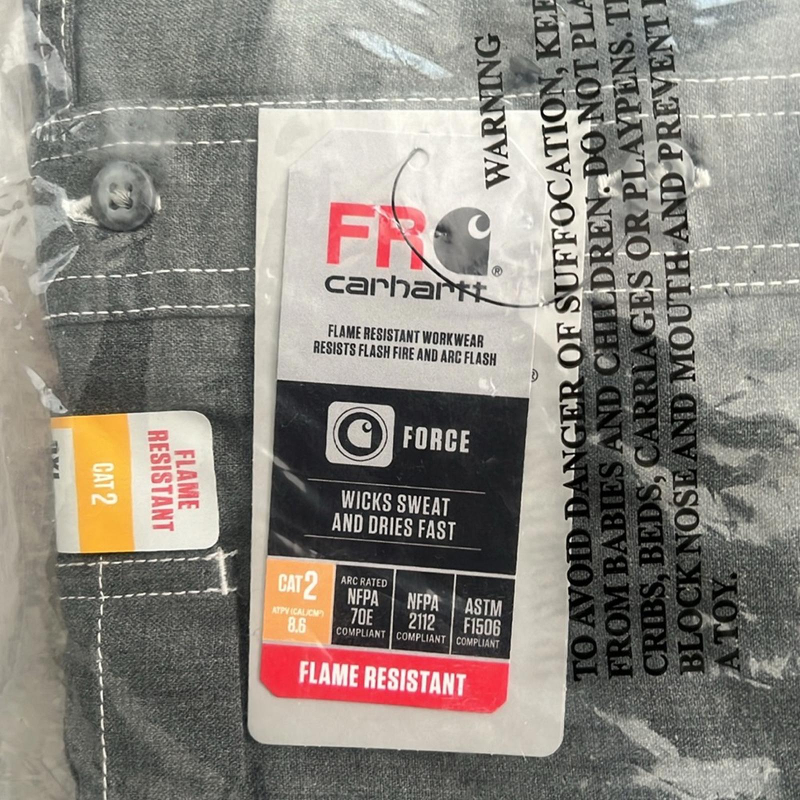 Carhartt Flame-Resistant Force Loose Fit Lightweight Long Sleeve Shirt, 3XL NWT