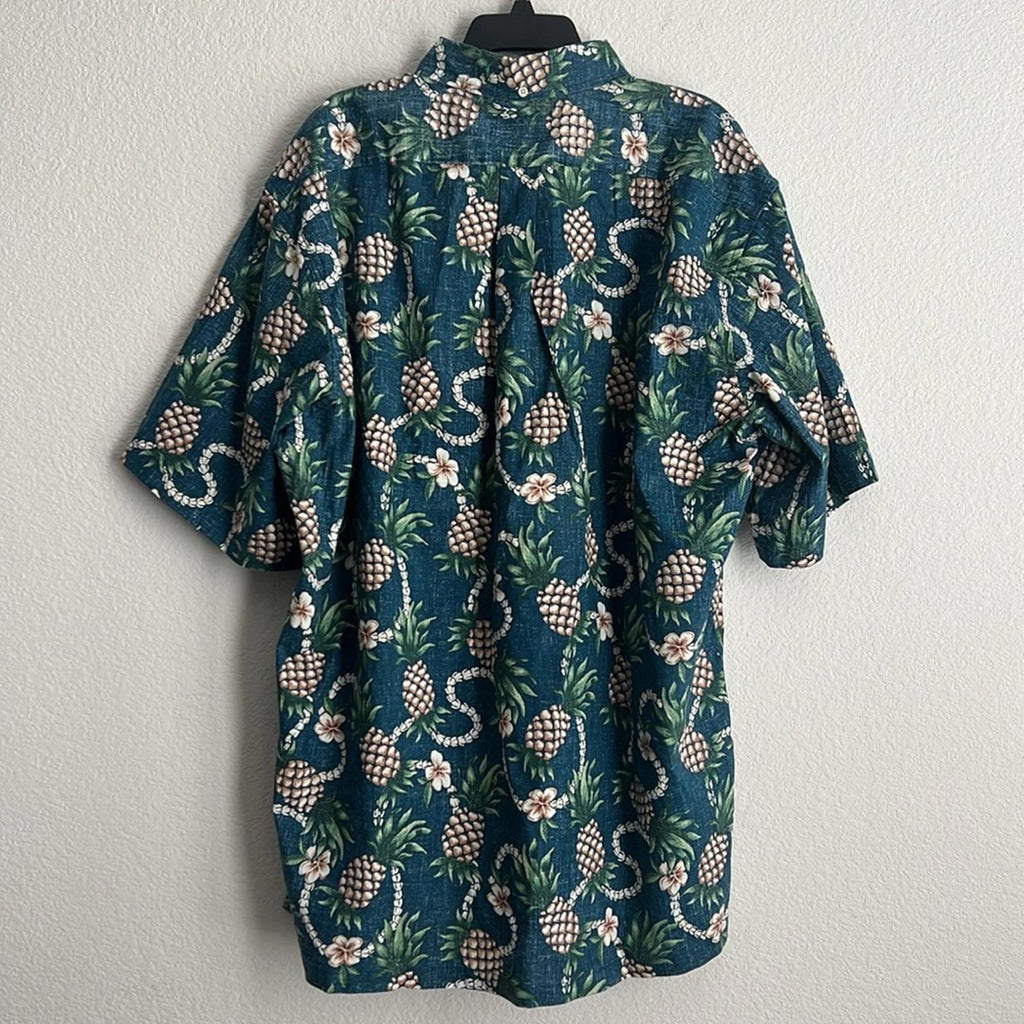 Reyn Spooner Pining for You Shirt in Real Teal, NWT, Size XXL