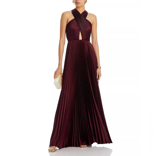A.L.C. Athena Pleated Cutout Gown, Chicory Size 2, New w/Tag SOLD OUT!