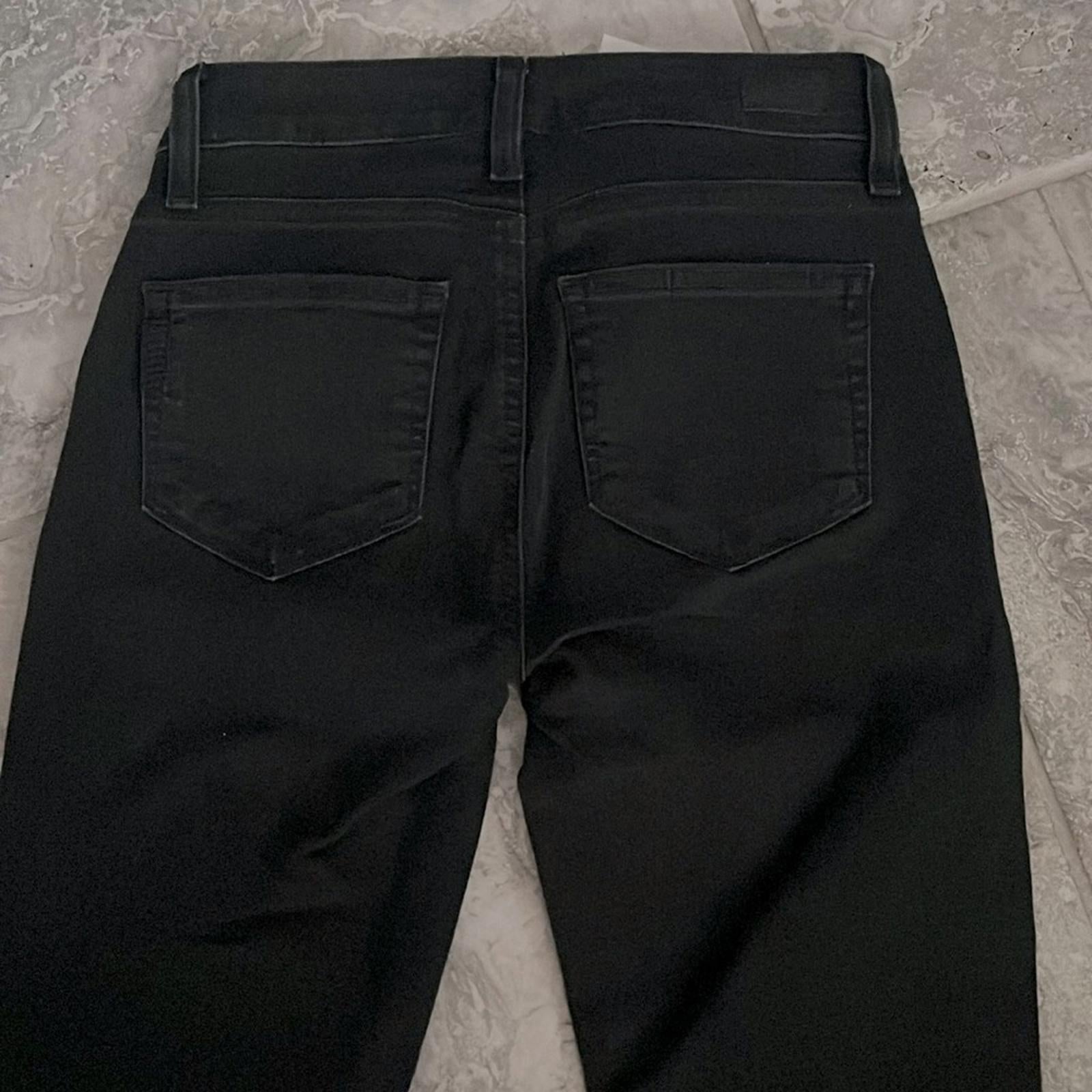 Paige Anthropologie Verdugo Super Distressed Ankle Jeans Black, Revolve NWT $239