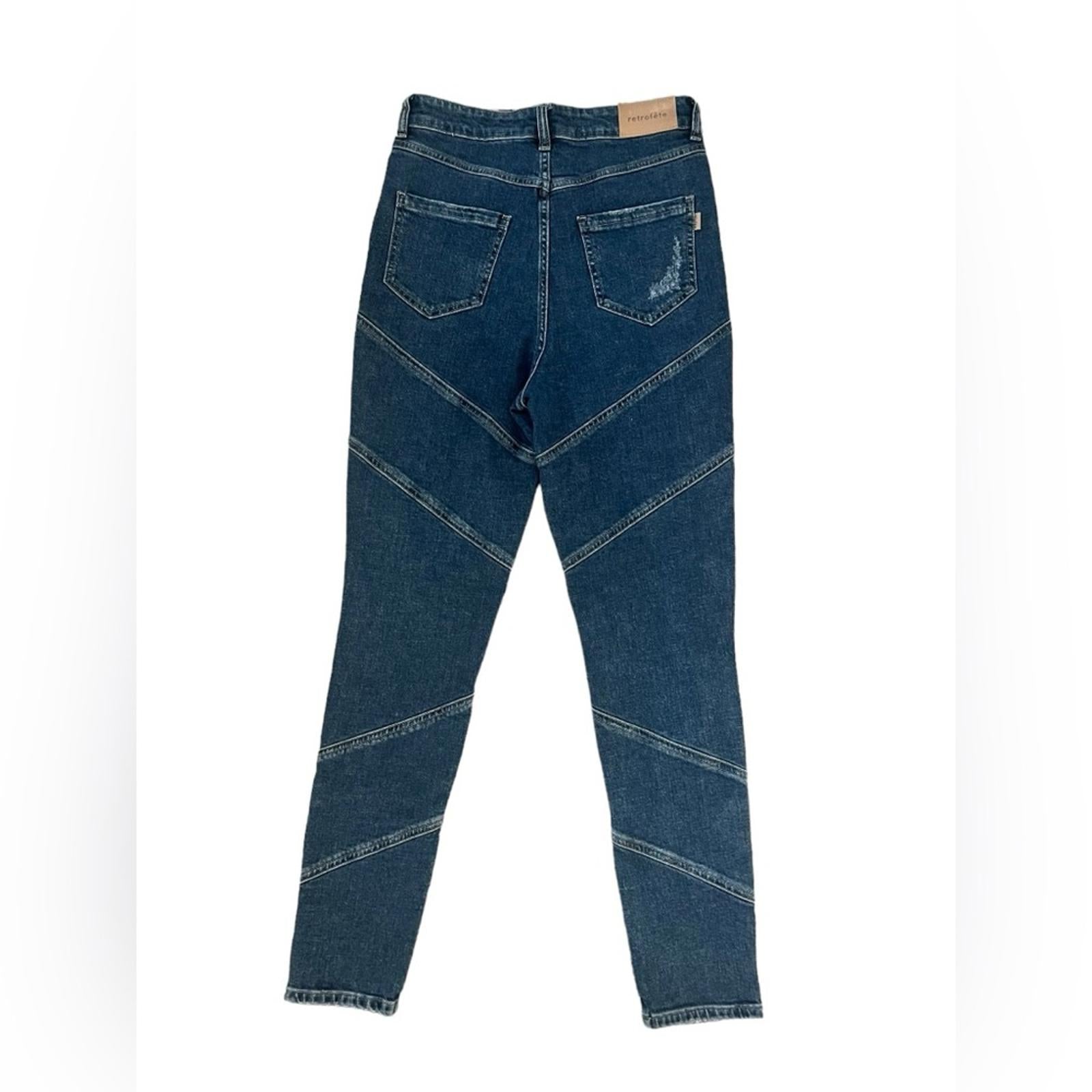 Retrofête Allegra Skinny Jeans in Blue, Size 29 New with Tag