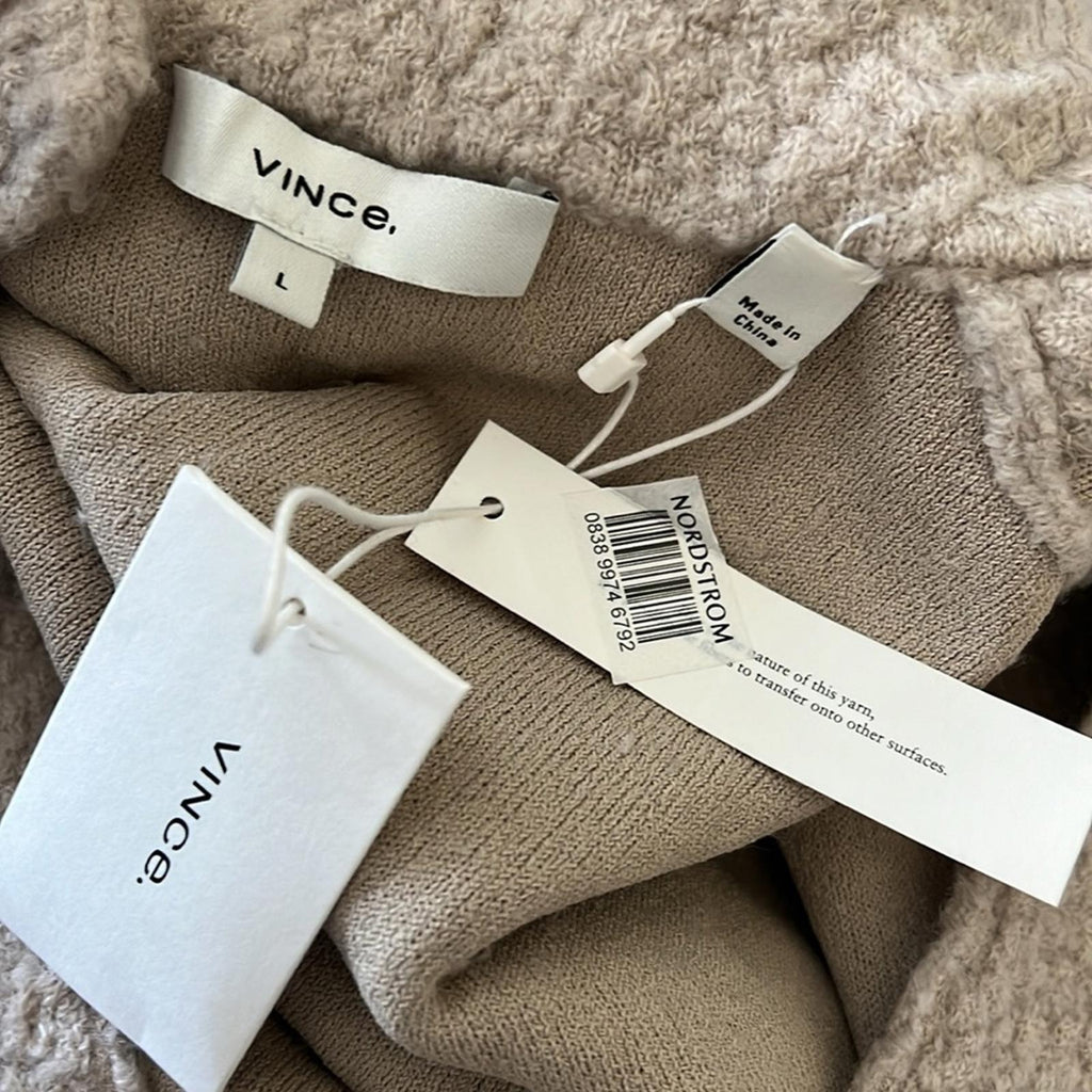NWT Vince Bouclé Sweater Blazer, Jacket Size L New w/Tag