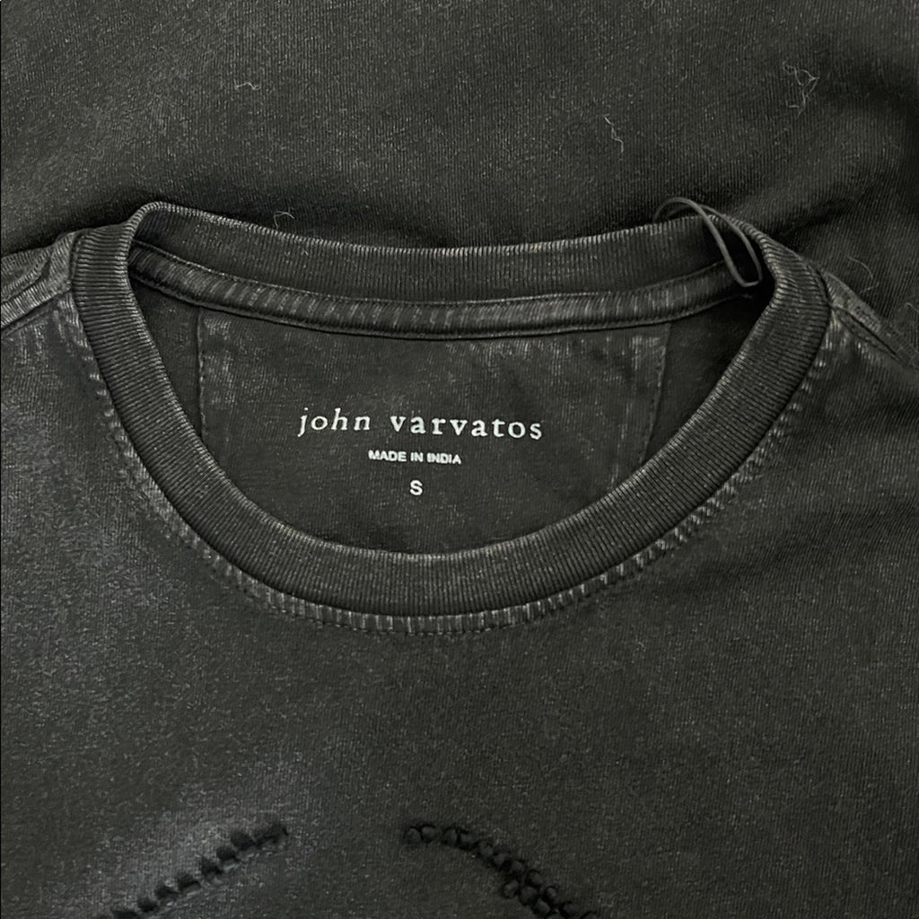 John Varvatos Black Knot Skull Short Sleeve T-Shirt, Men's Size S, NWT