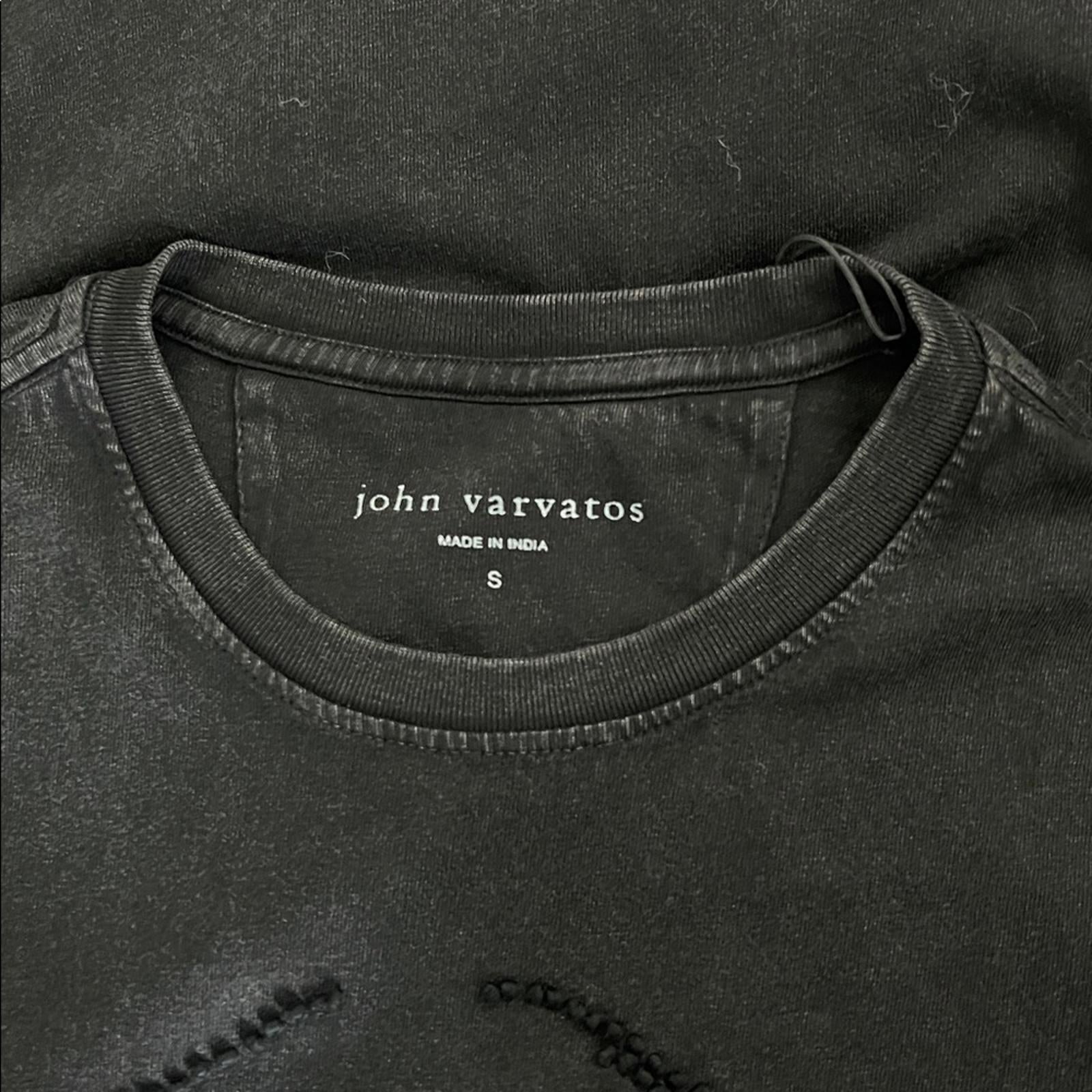 John Varvatos Black Knot Skull Short Sleeve T-Shirt, Men's Size S, NWT