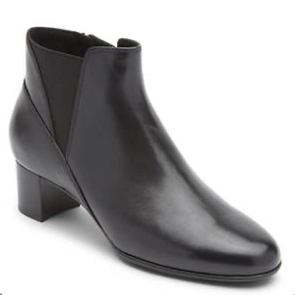 Aravon Rockport Career Dress Chelsea Boots in Black Leather Size 12, New in Box