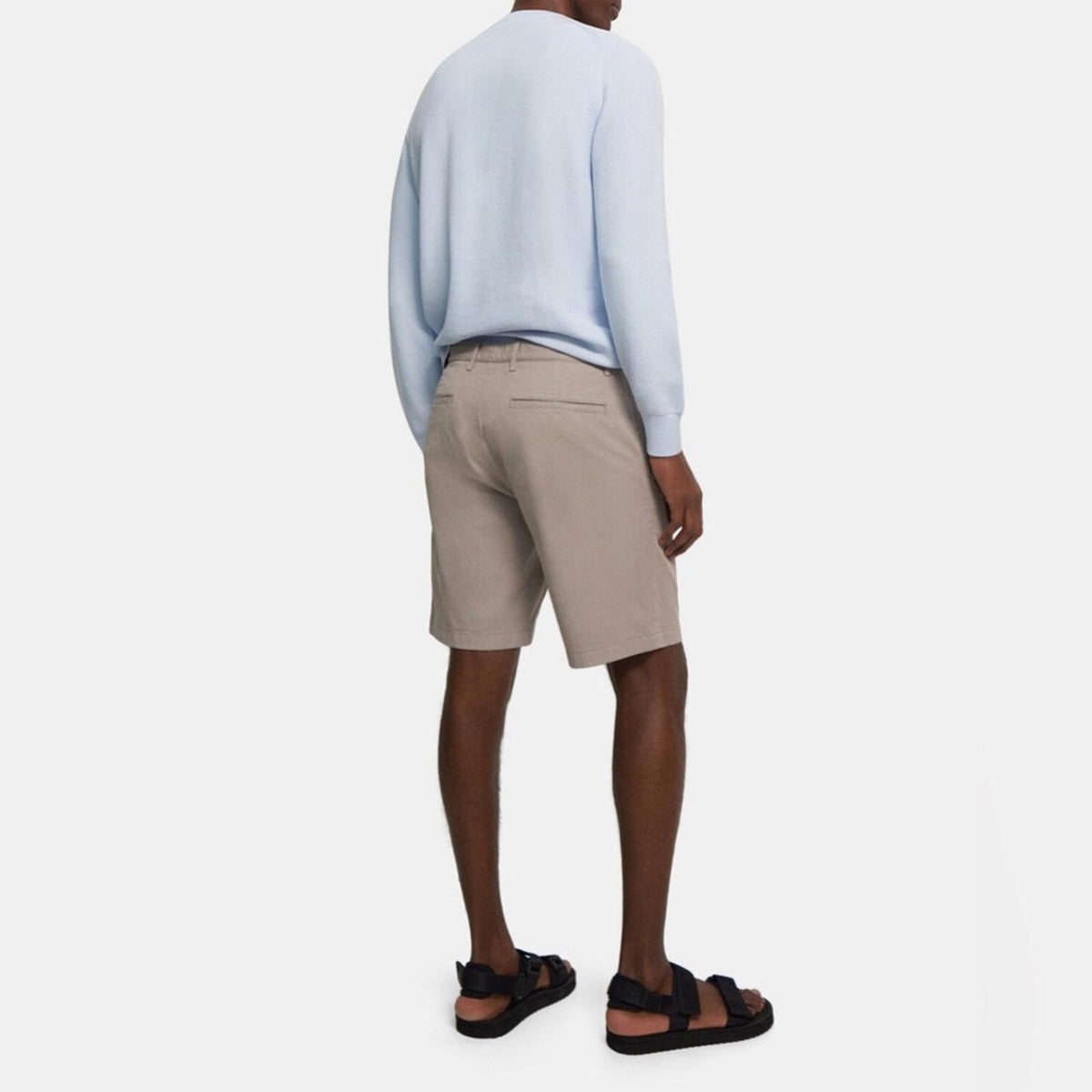 Theory Zaine Slim Straight 9" Shorts in Tapir/Tan, Size 36 NEW w/Tag