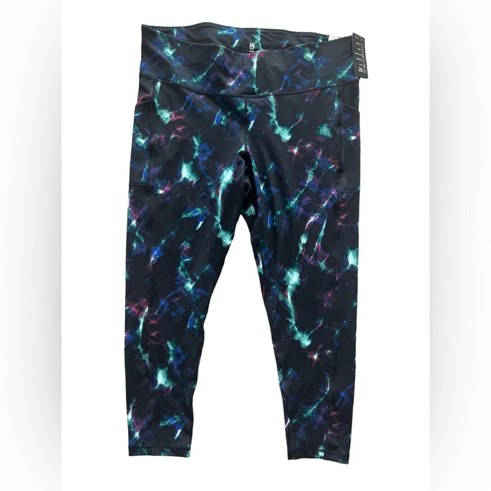 ID Ideology Celestial Sky 7/8 Leggings, Plus Size 2X, New with Tag