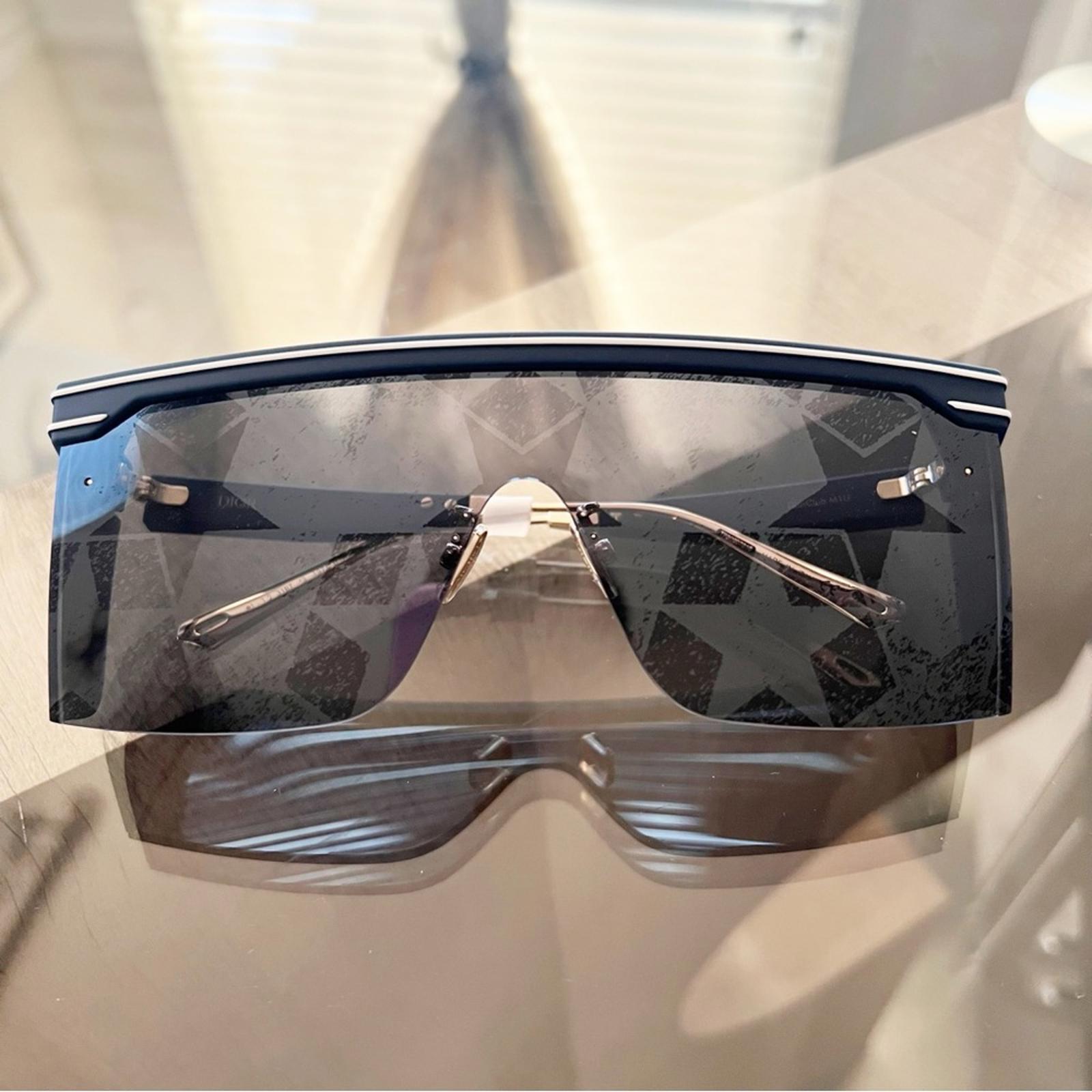 Dior Unisex Sunglasses Matte Navy Blue DIORCLUBM1U31B7 w/Case & Wipe NEW