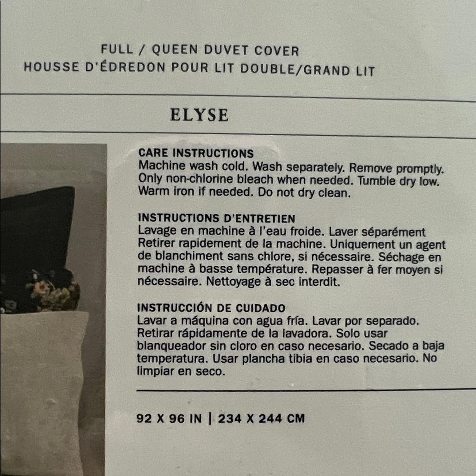 Ralph Lauren Home Elyse Full/Queen Duvet Cover, NEW w/Tag Retail $430
