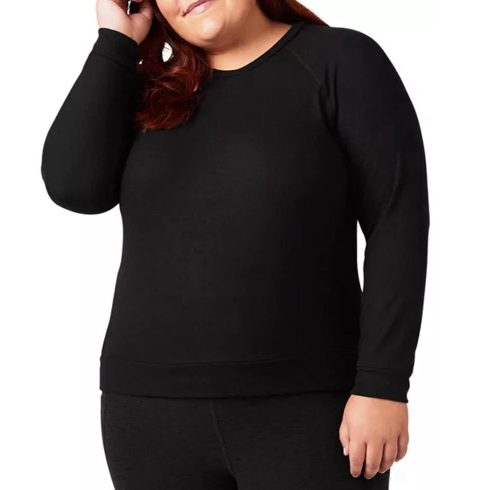 Beyond Yoga Plus Raglan Sleeve Bopo Pullover in Black, NWT, Size 1X