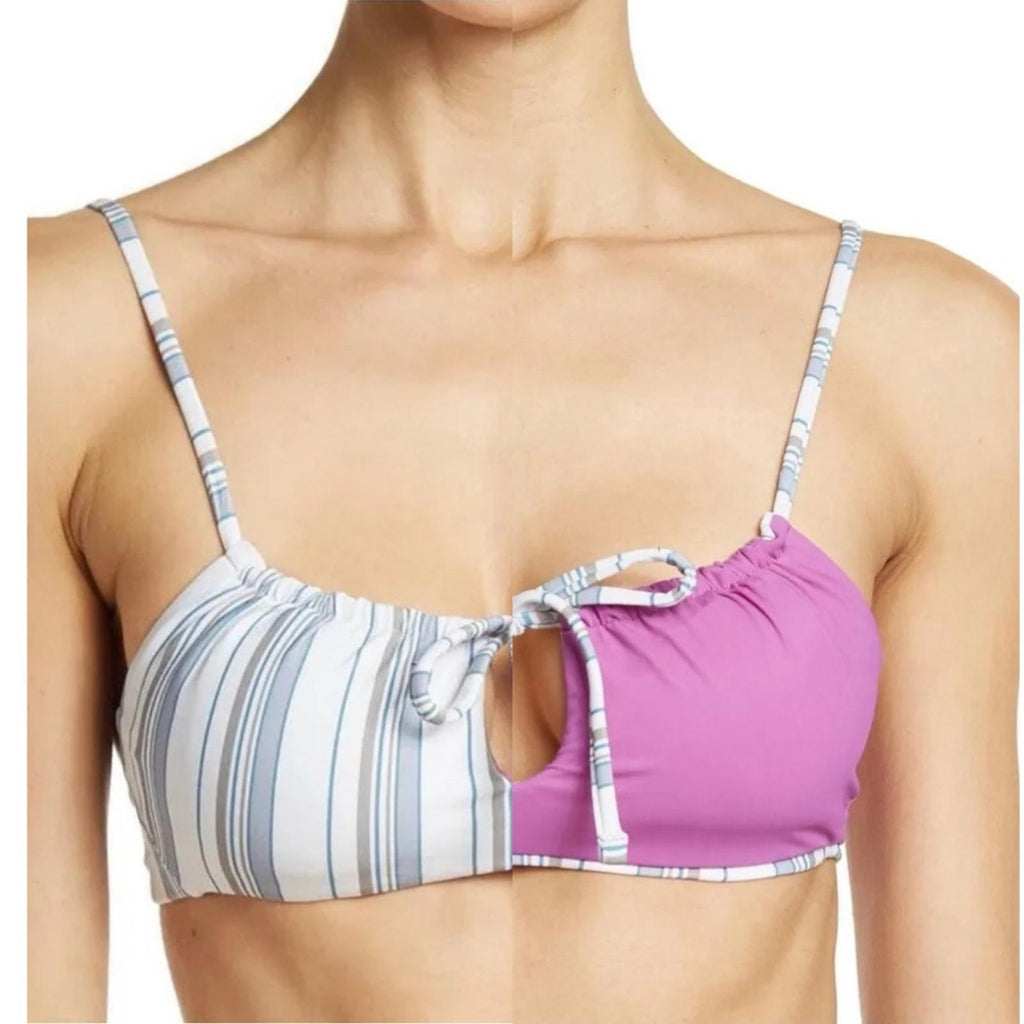 Maaji Skyline Samatha Reversible Keyhole Tie Bikini Top Size XL New w/Tag