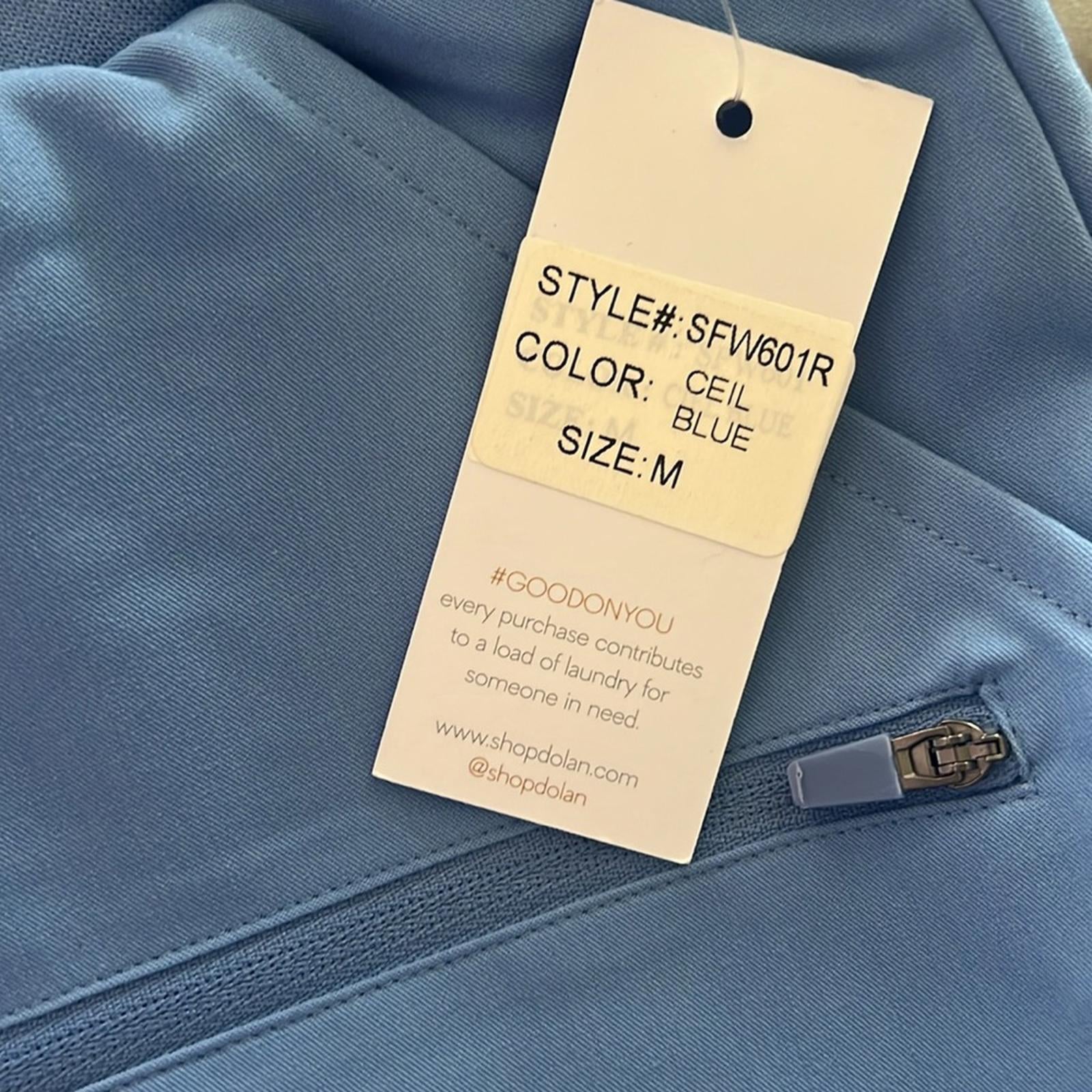 Dolan Hope 10-Pocket Scrub Jogger Pant in Ciel Blue, Size M New w/Tag
