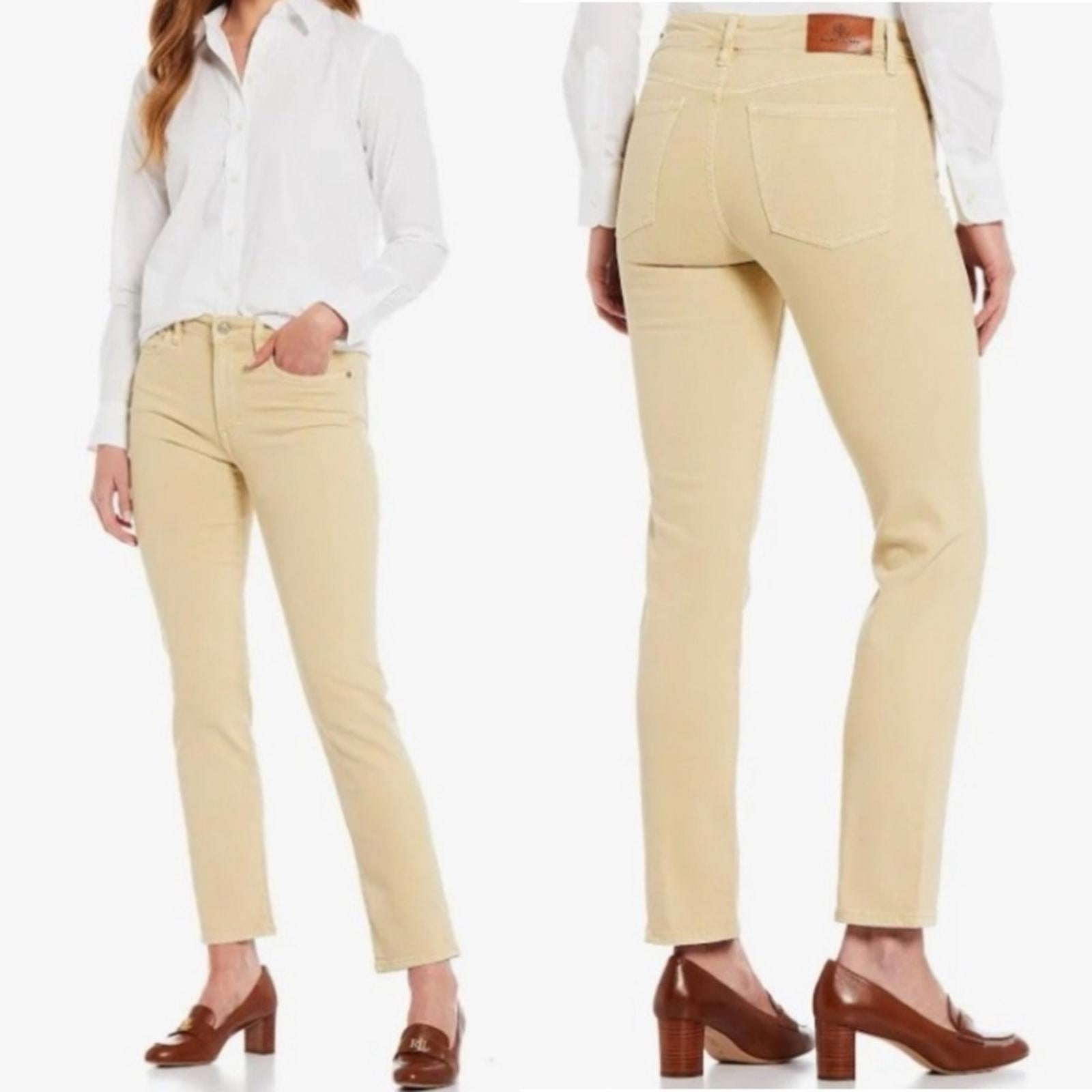 Lauren Ralph Lauren Curvy Mid-Rise Skinny Leg Jeans, Size 18, W34 L30 New w/Tag