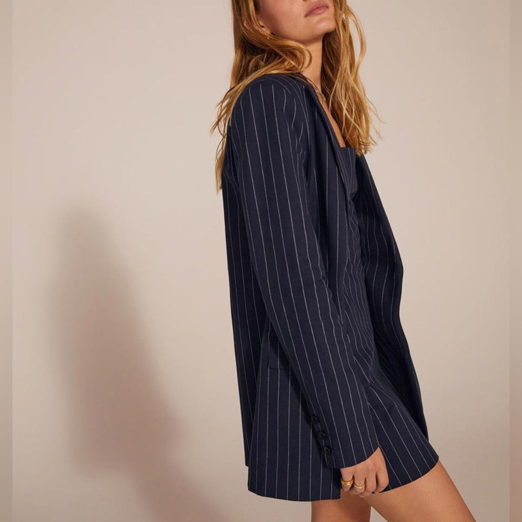 Favorite Daughter The Break Up Oversize Stretch Cotton Blazer, Size XXS, NEW