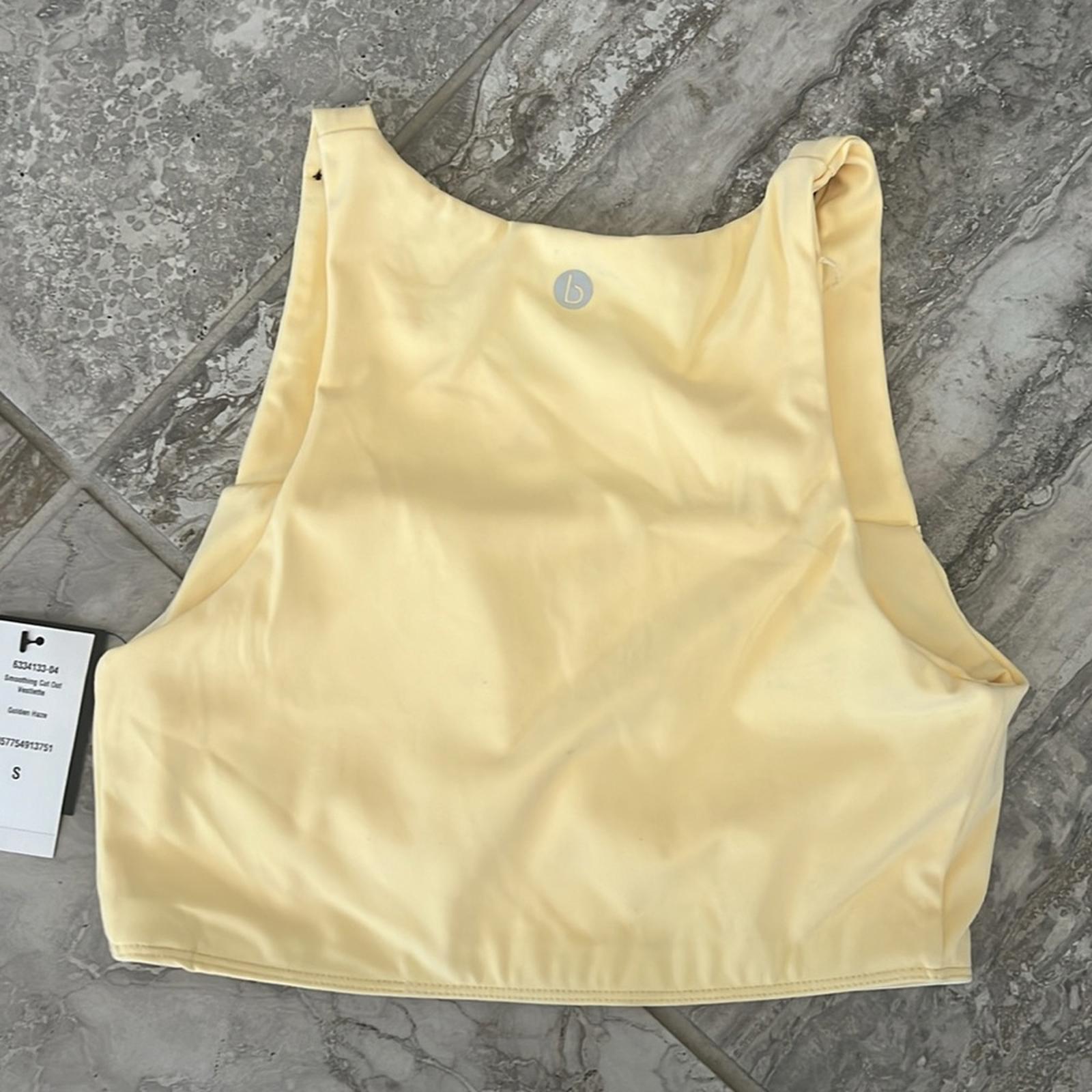 Cotton On Smoothing Cut Out Vestlette Top Yellow, Size S New w/Tag