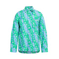 Marni Printed Button Up Shirt in Green/Blue, Size 46, New w/Tag