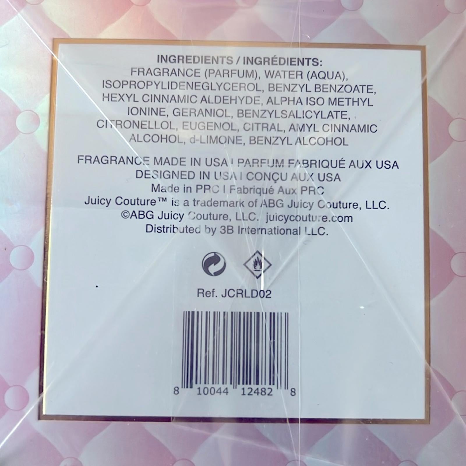 Juicy Couture Rosé Land Reed Diffuser 120ml / 4fl oz. New/Sealed