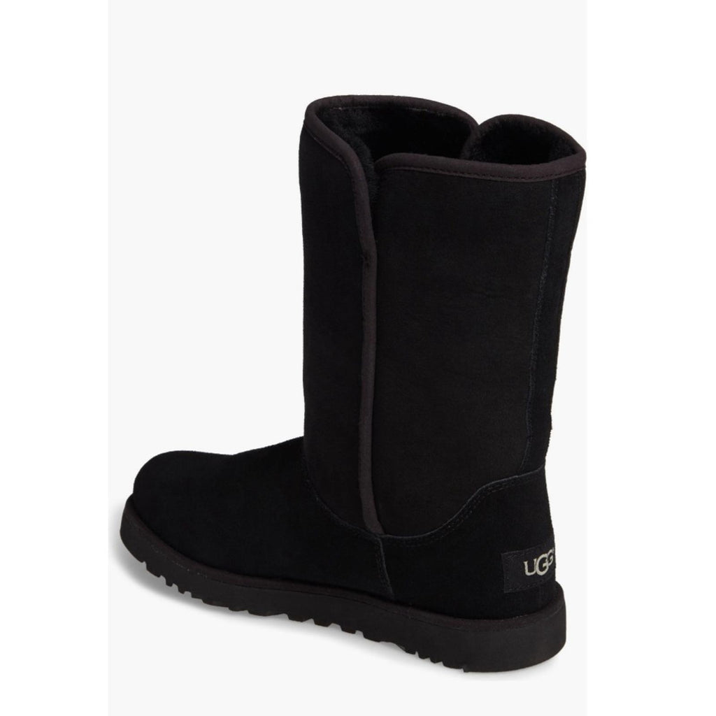 UGG Michelle BLACK Pull-On Suede Fur Lined Boots, Size EU40/ US9 NWT S/N 1013462