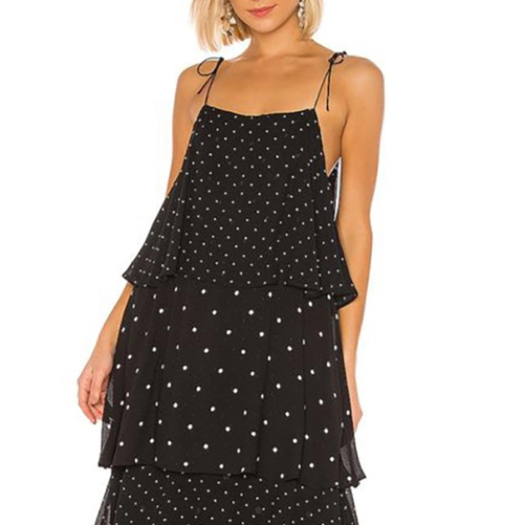 Anine Bing Revolve Daisy Maxi Dress, Black & White Size XS New w/Tag Retail $349