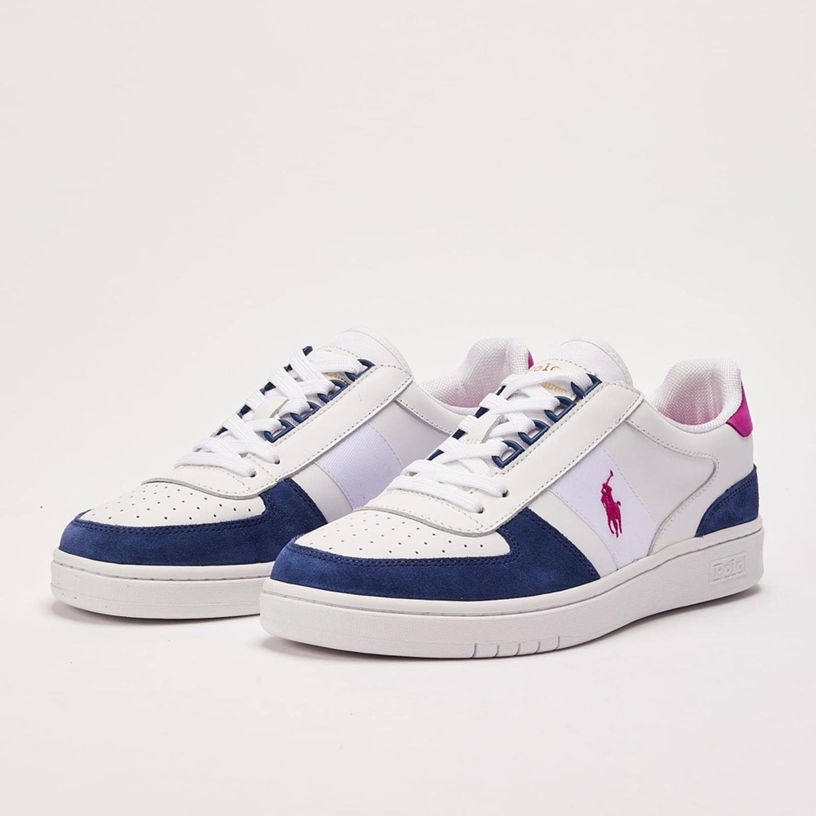 Polo Ralph Lauren Court Leather-Suede Sneakers in White Size 9, New SOLD OUT!