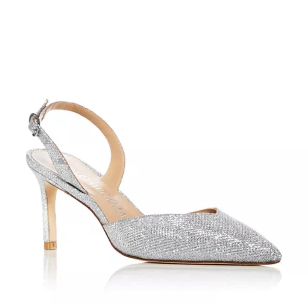 Stuart Weitzman Julia 75 Sling Pump Crystal Size 40.5|10 New in Box